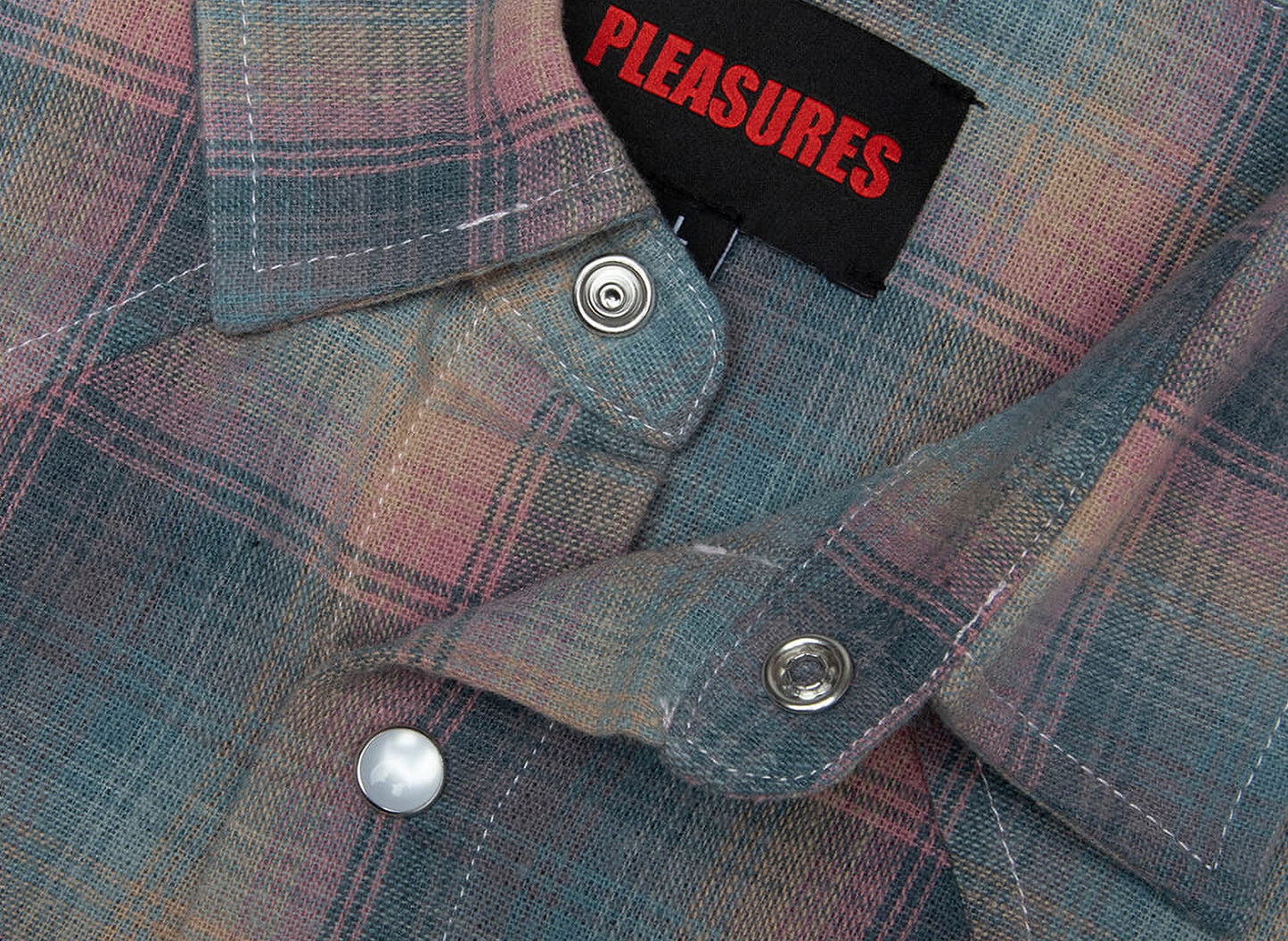 Camisa abotonada Western Pleasures Sender en rosa