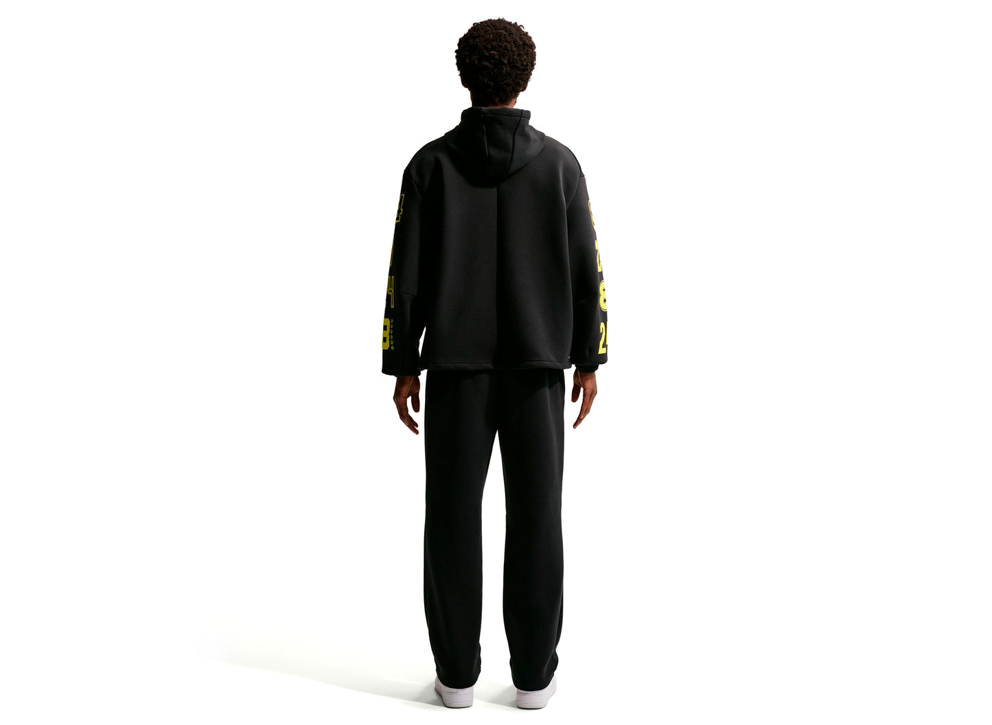 Sudadera con capucha de felpa Nike Kobe en negro / amarillo Sonic