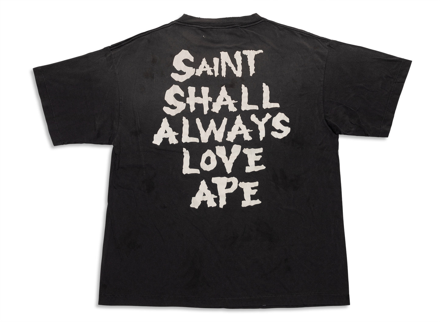 Saint Michael BAPE Tee Always Love in Black