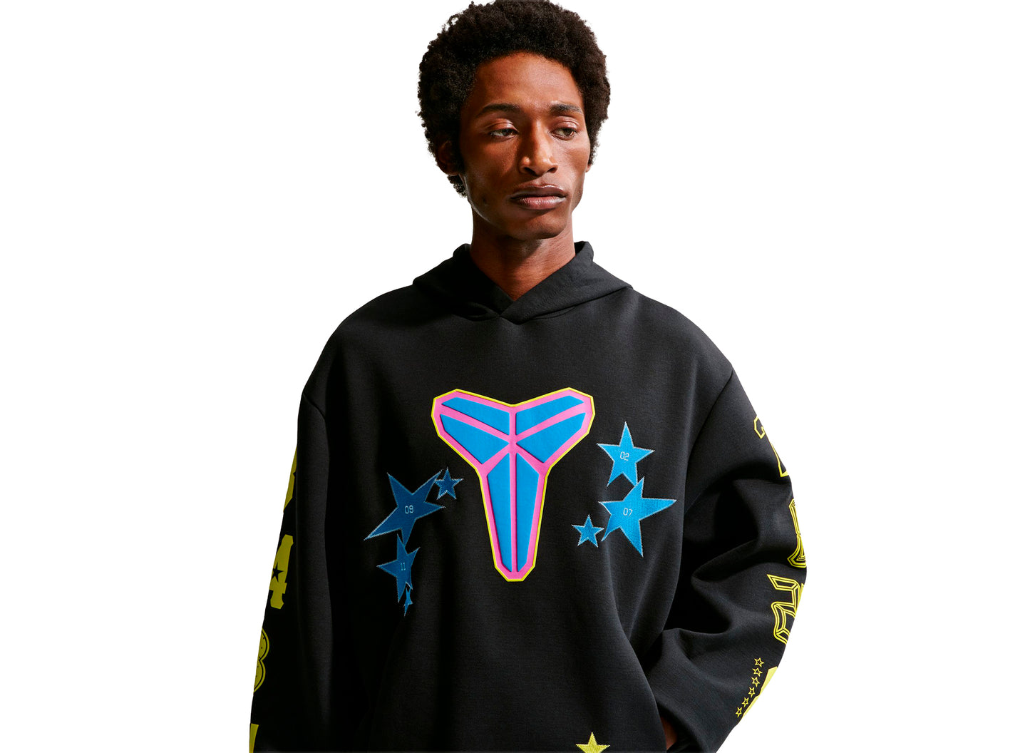 Sudadera con capucha de felpa Nike Kobe en negro / amarillo Sonic