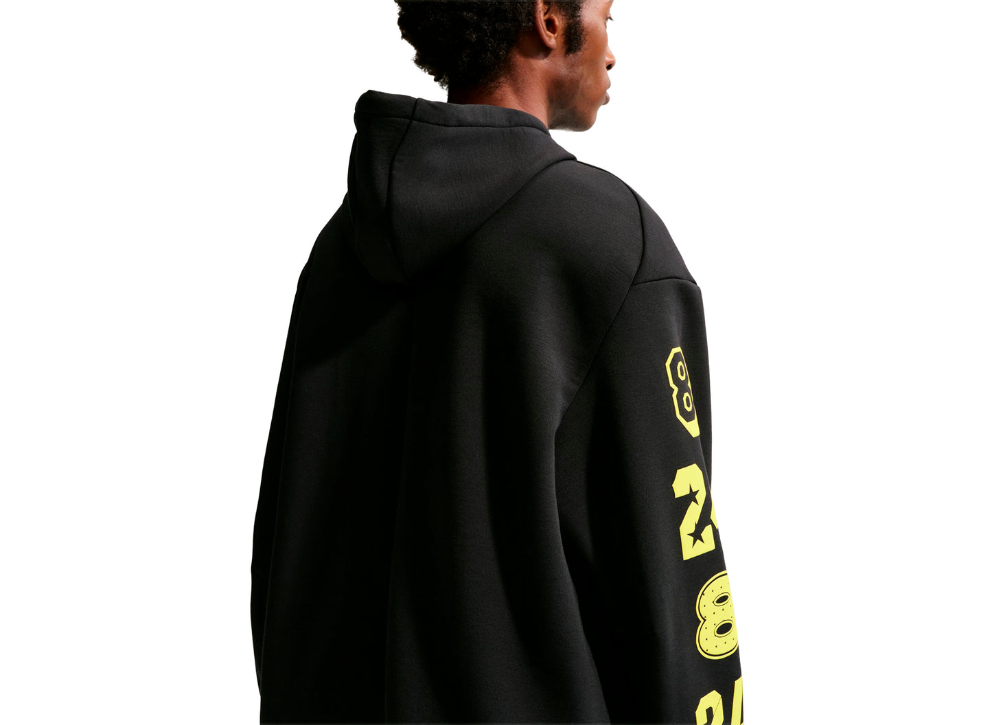 Sudadera con capucha de felpa Nike Kobe en negro / amarillo Sonic