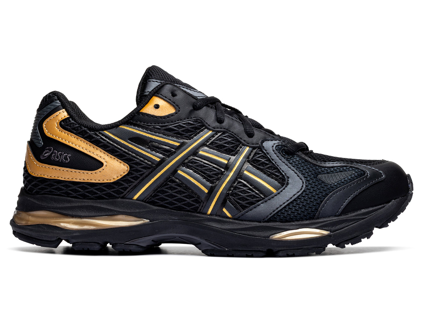 Asics Gel-K1011 in „Black / Pure Gold“