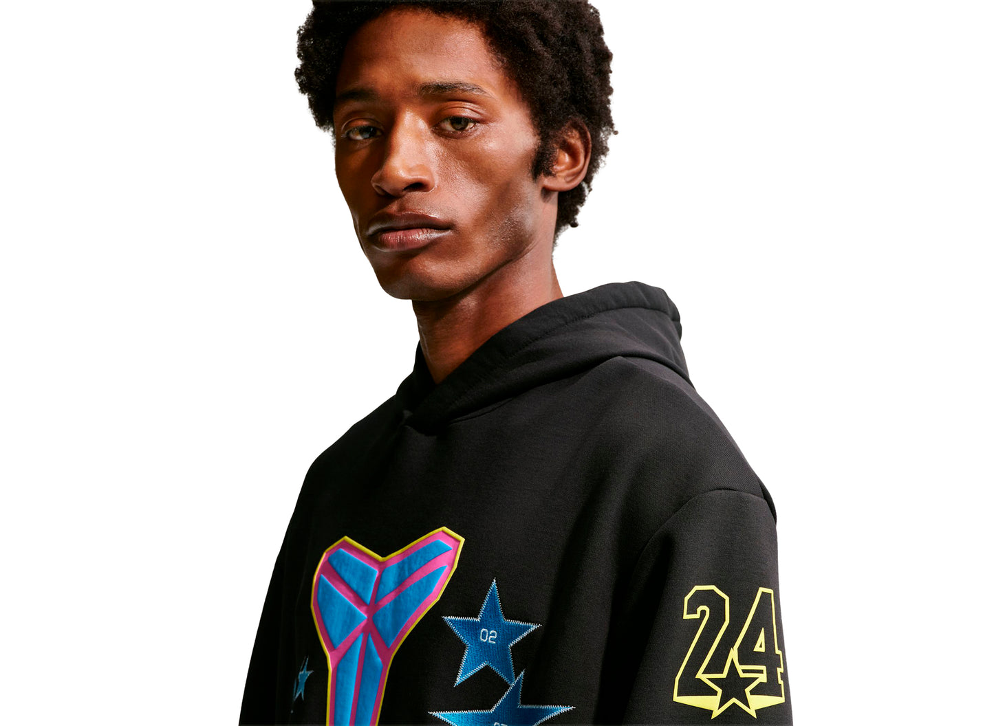 Sudadera con capucha de felpa Nike Kobe en negro / amarillo Sonic
