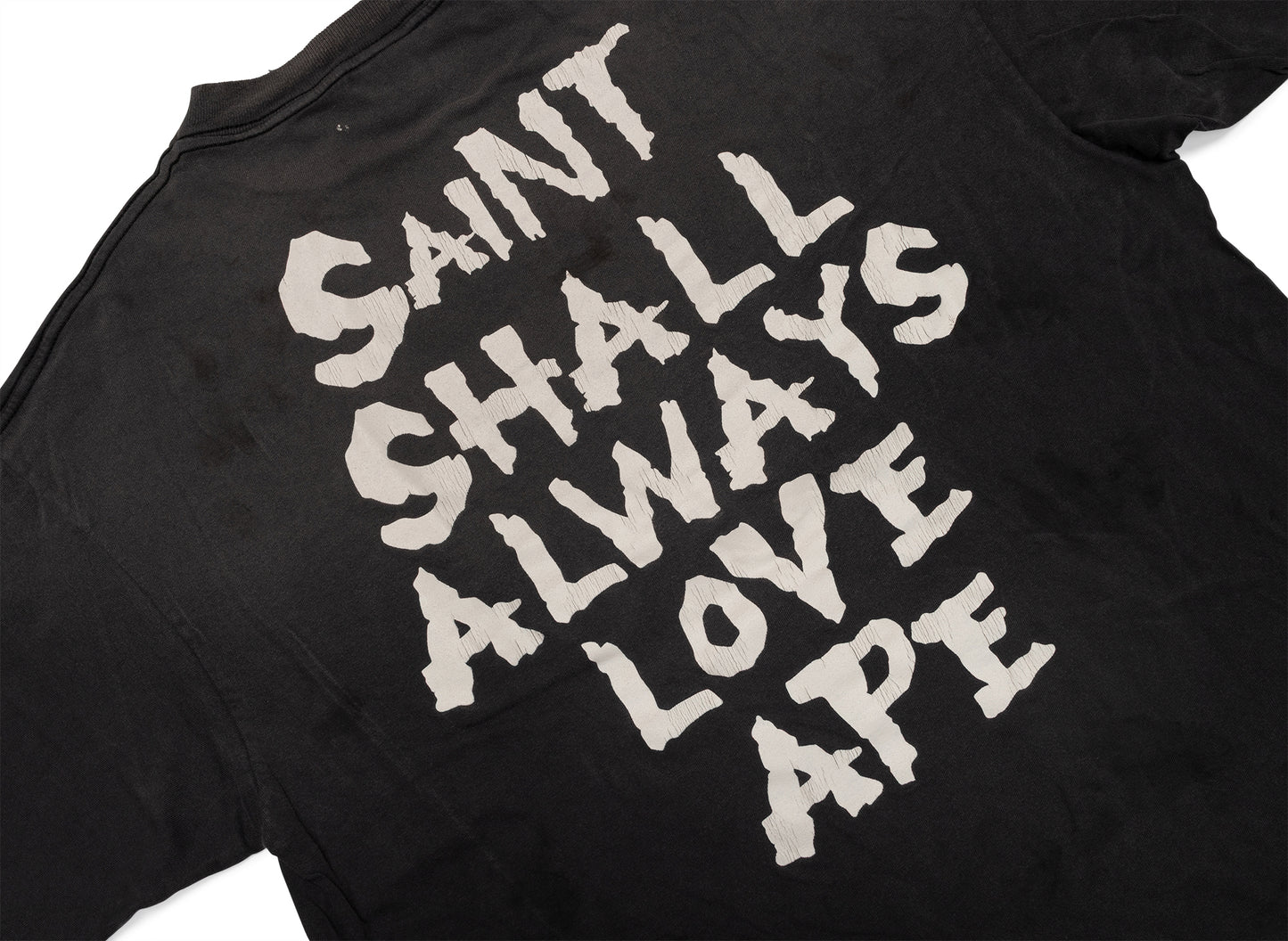 Saint Michael BAPE Tee Always Love in Black