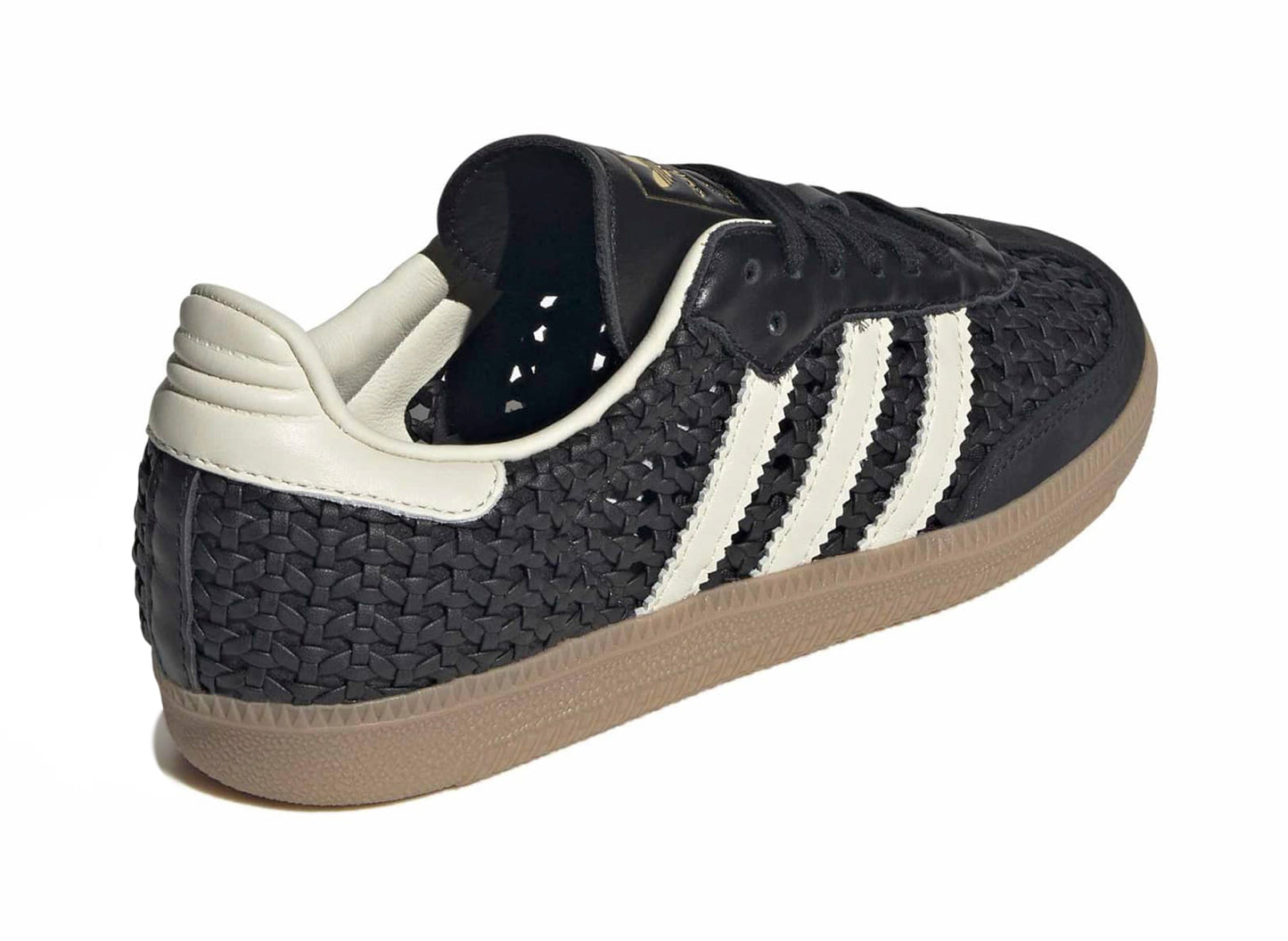 Adidas Samba OG 'Basketweave' para mujer en Core Black / Cream White