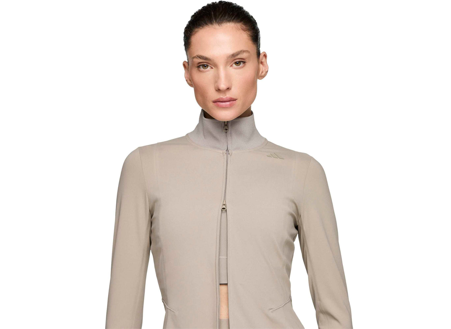 Women's Adidas x Entire Studios Training Jacket in Putty Beige