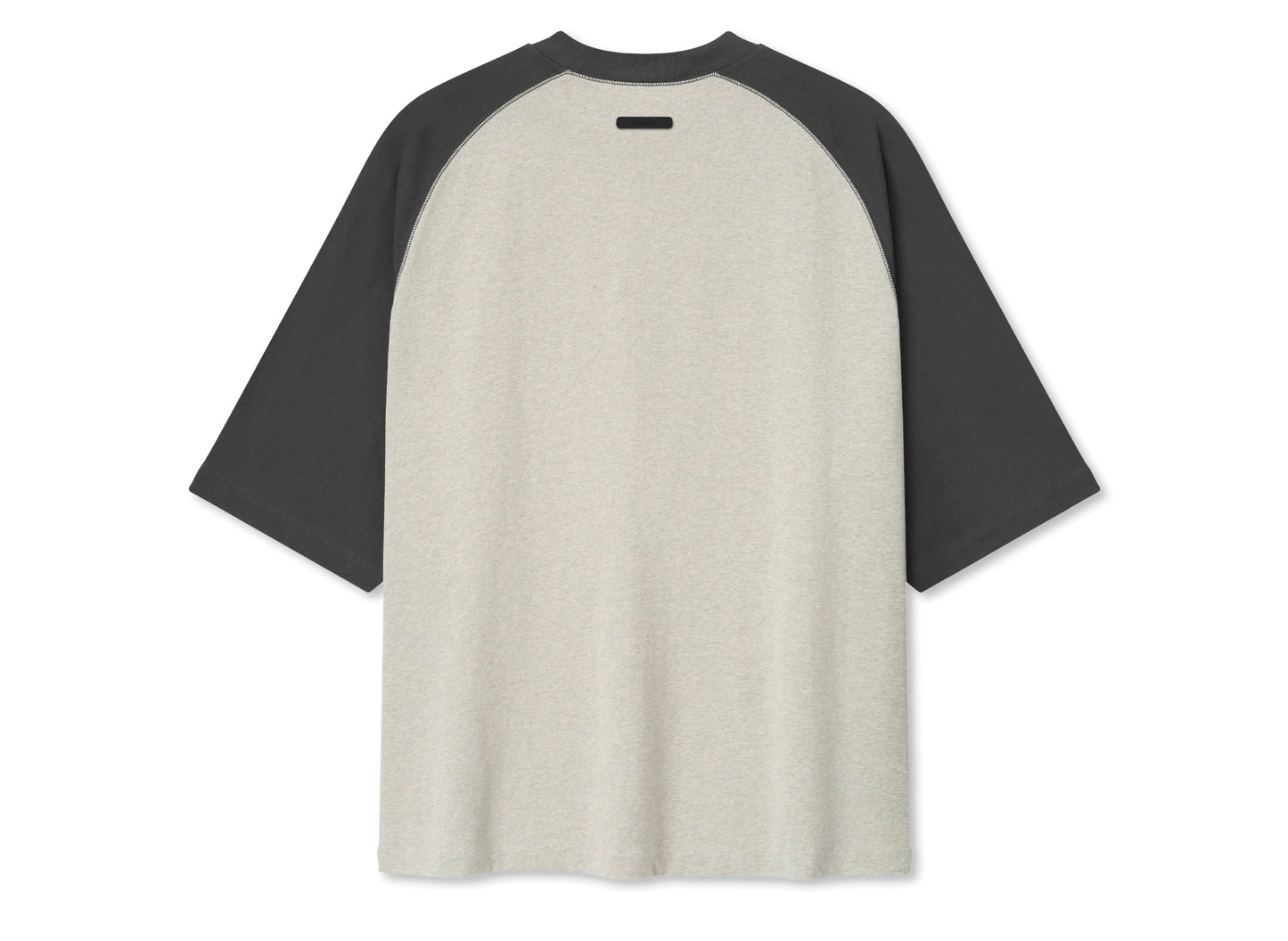 Fear of God Essentials Signature Baseball Tee 'Heather Stone / Iron Grey'