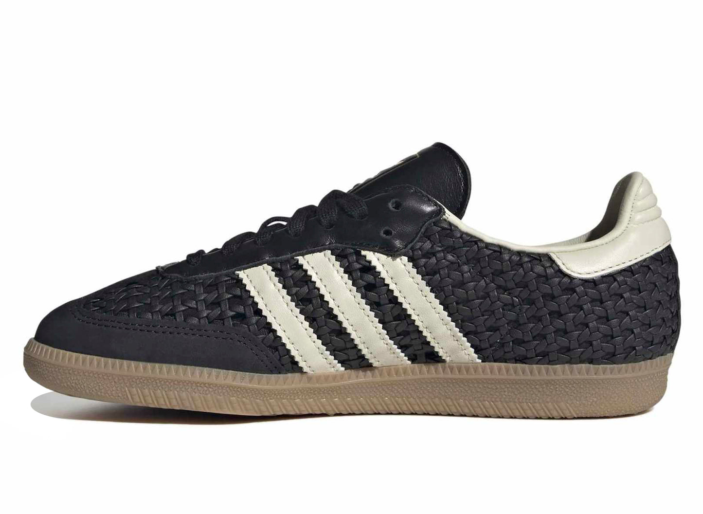 Adidas Samba OG 'Basketweave' para mujer en Core Black / Cream White