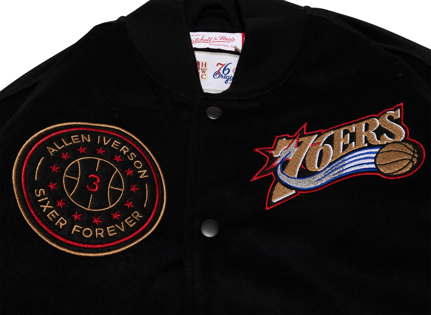 Mitchell & Ness NBA Walk The Tunnel Varsity Jacket Philadelphia 76ers Allen Iverson