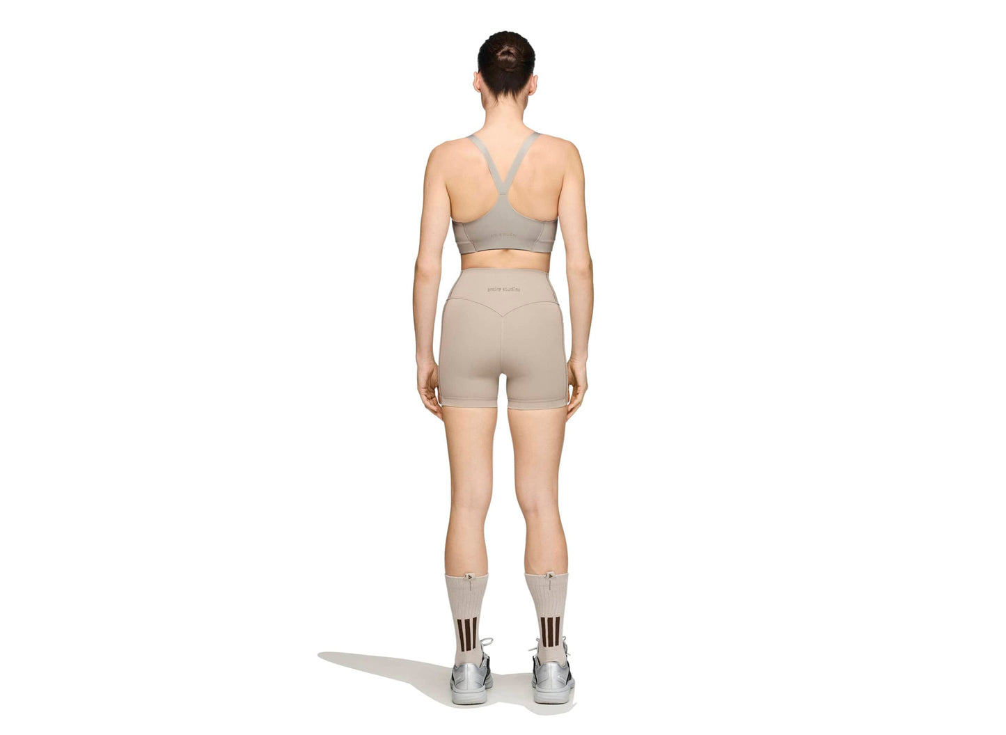Women's Adidas x Entire Studios OPT 4IN Shorts in Putty Beige