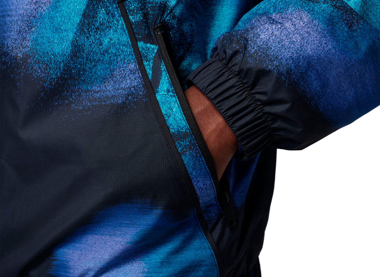 RTV Jordan Brooklyn Dream Dunk Draft Jacke in Schwarz / Weiß