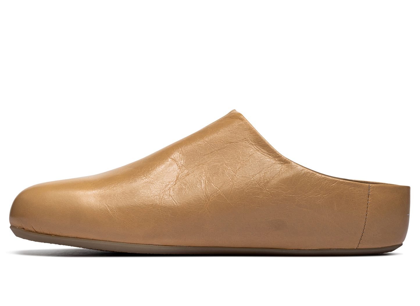 Pantufla de cuero MM6 de Maison Margiela