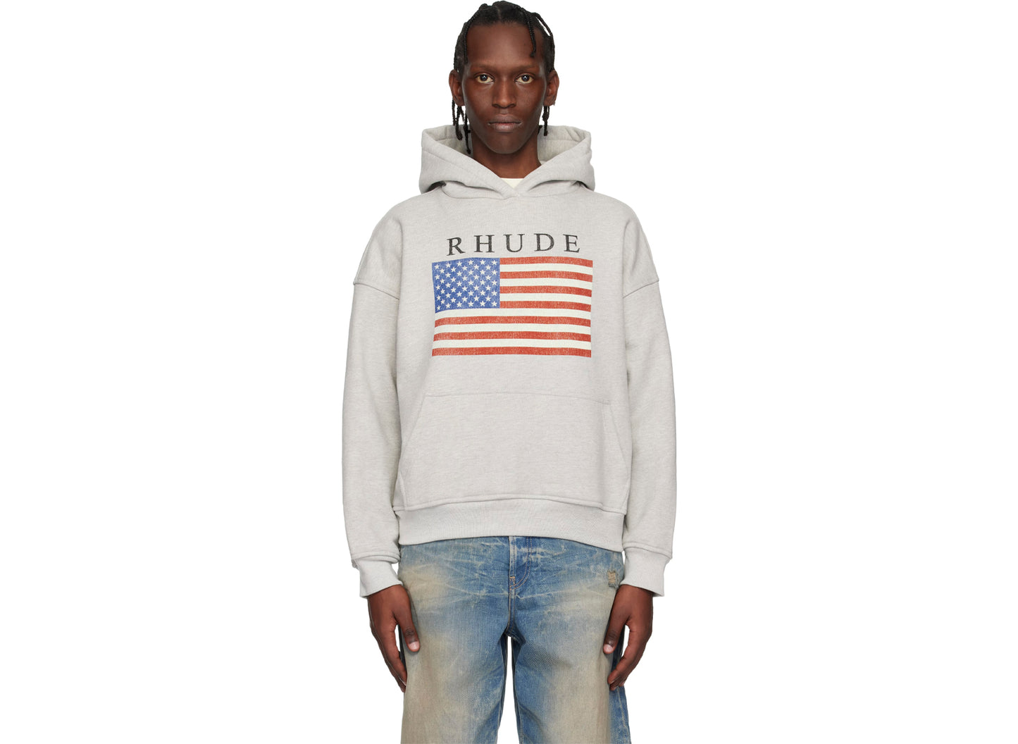Rhude USA Flag Hoodie — view 3