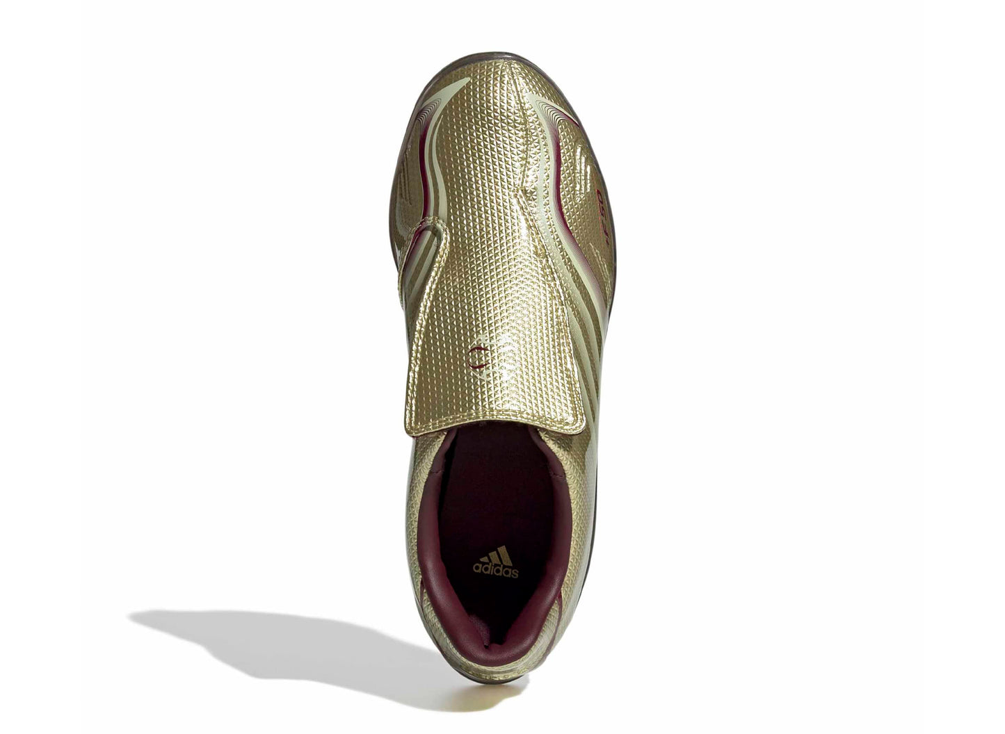Women's Adidas F50 Adiframe in Gold Metallic