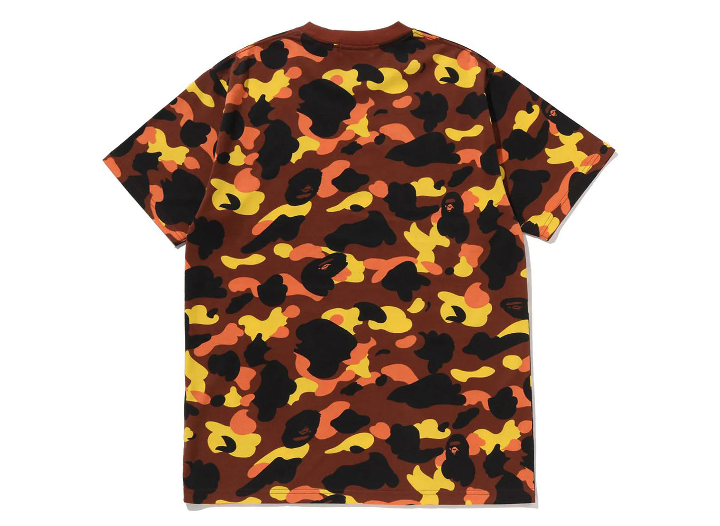 A Bathing Ape 1st Camo BAPE Rhinestone T-Shirt in Orange