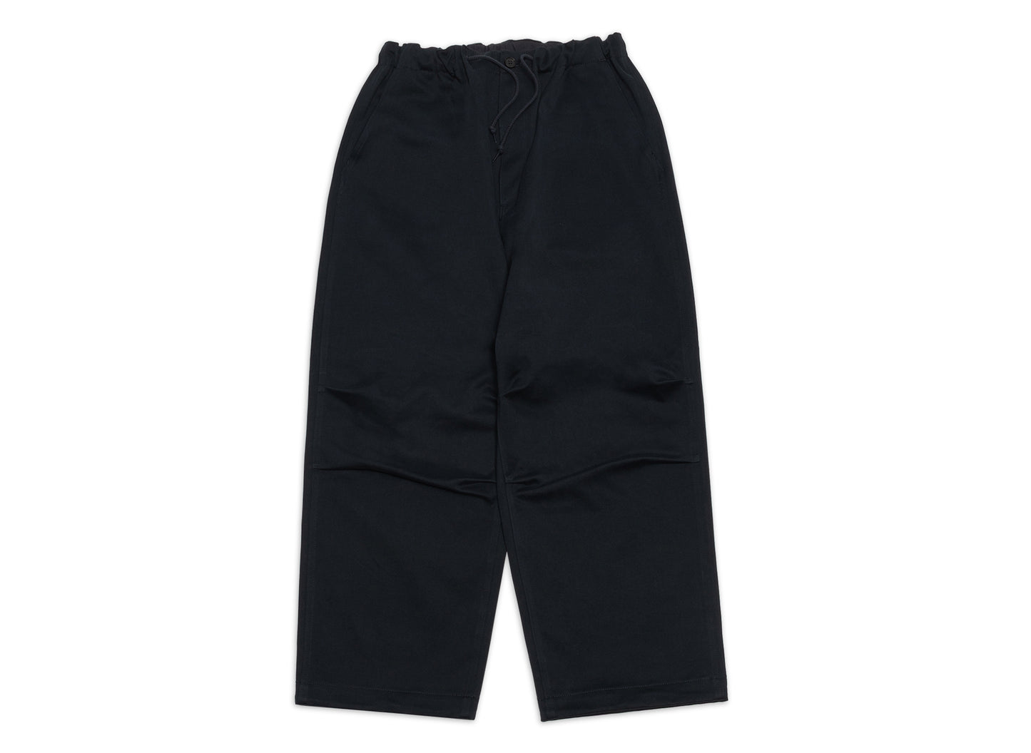 Comme des Garçons HOMME Pantalón de sarga de algodón en azul marino