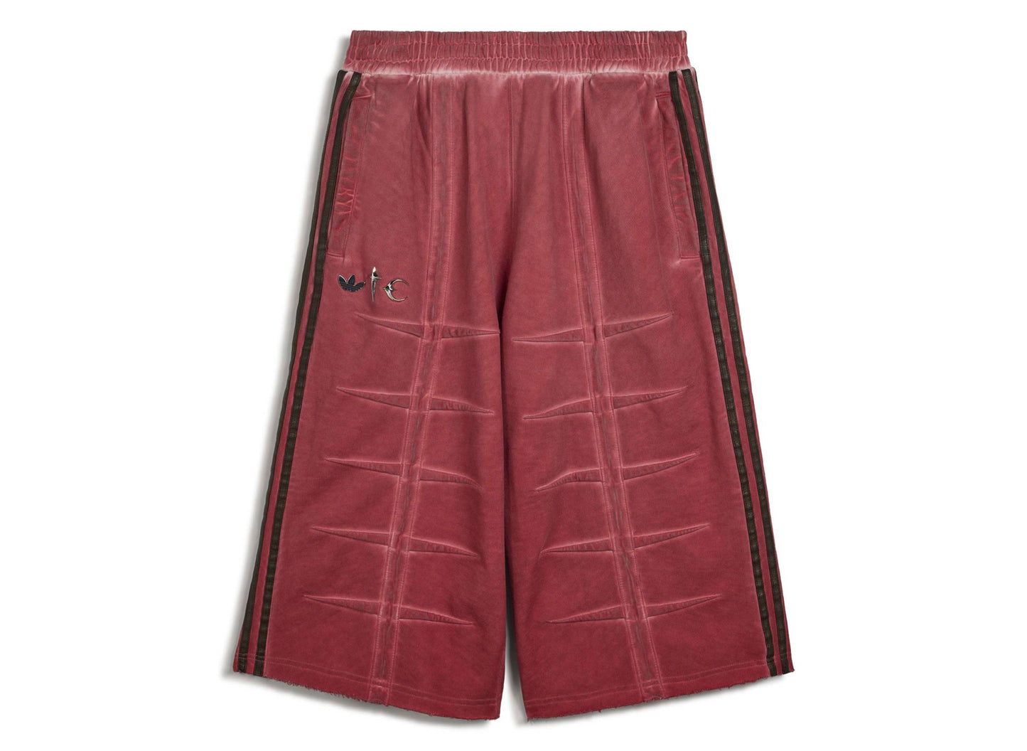 Adidas x Thug Club Sweat Jorts in Power Red
