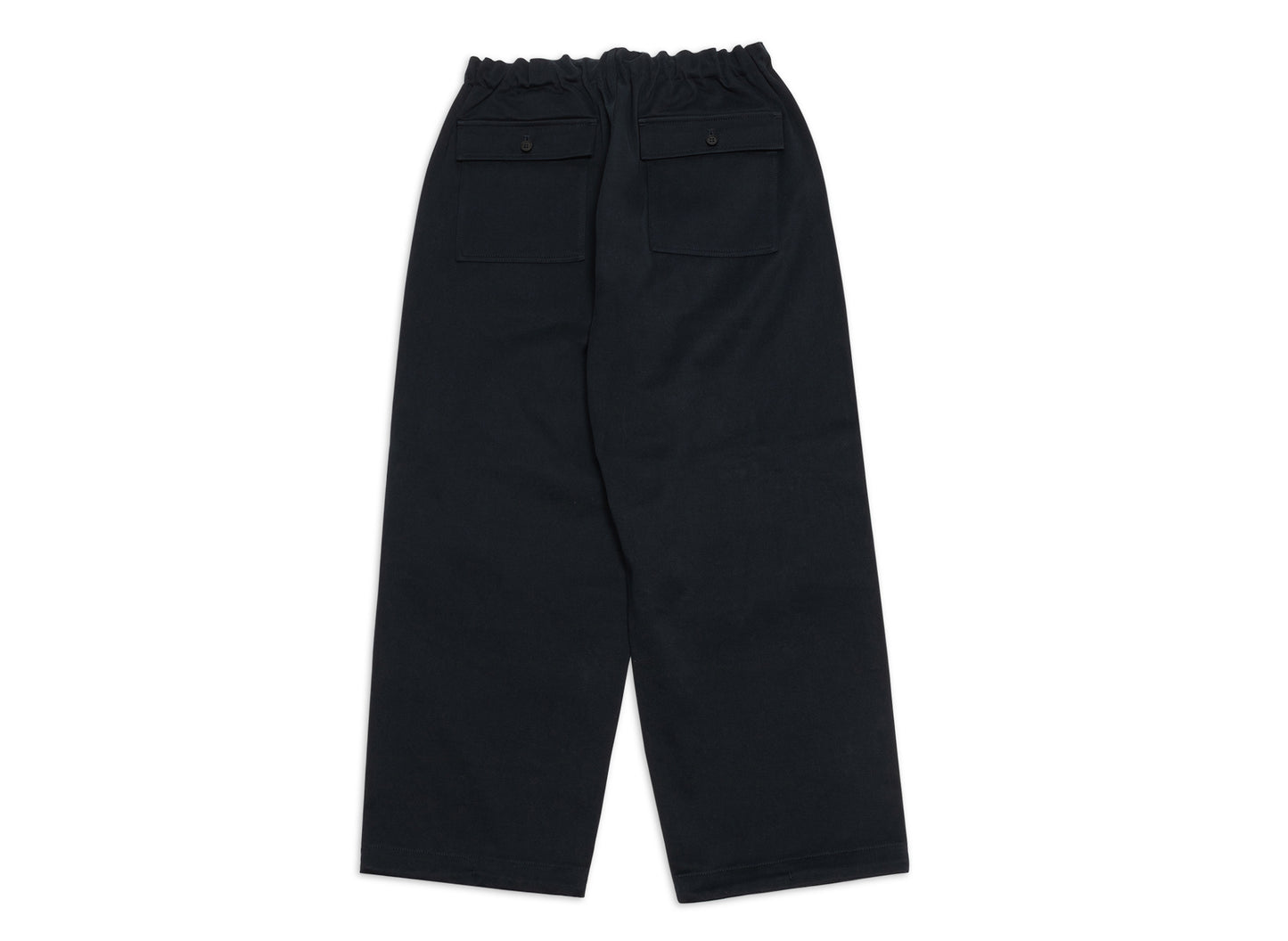 Comme des Garçons HOMME Pantalón de sarga de algodón en azul marino