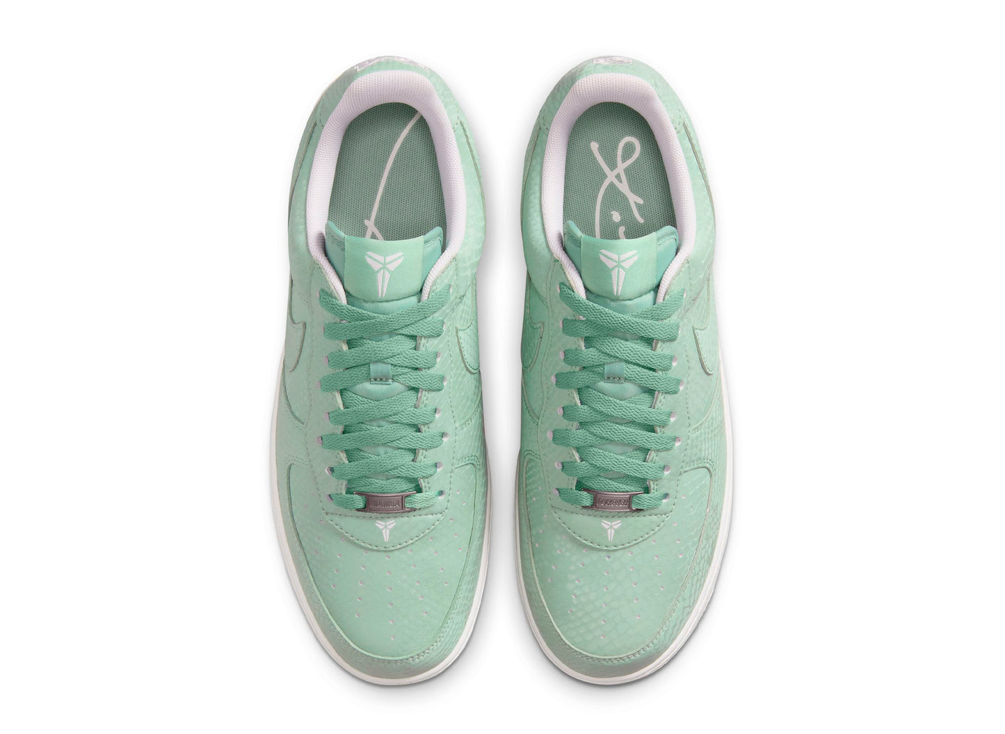 Nike Kobe Air Force 1 Low in Steam / Summit White