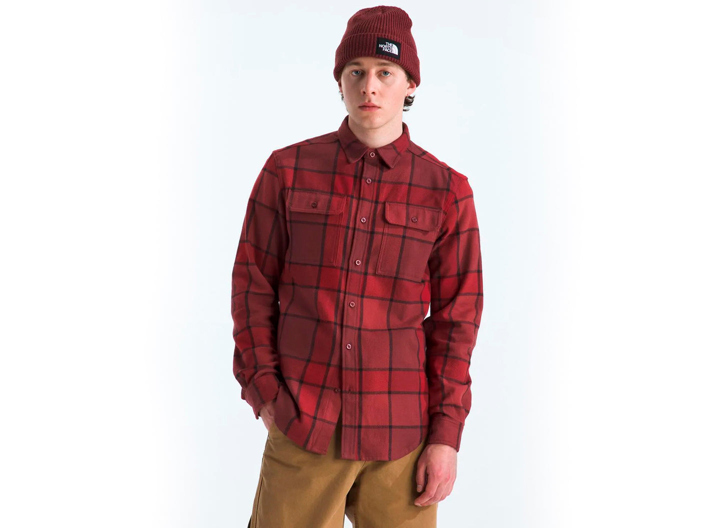The North Face Arroyo Flanellhemd im Karomuster Sumac Red
