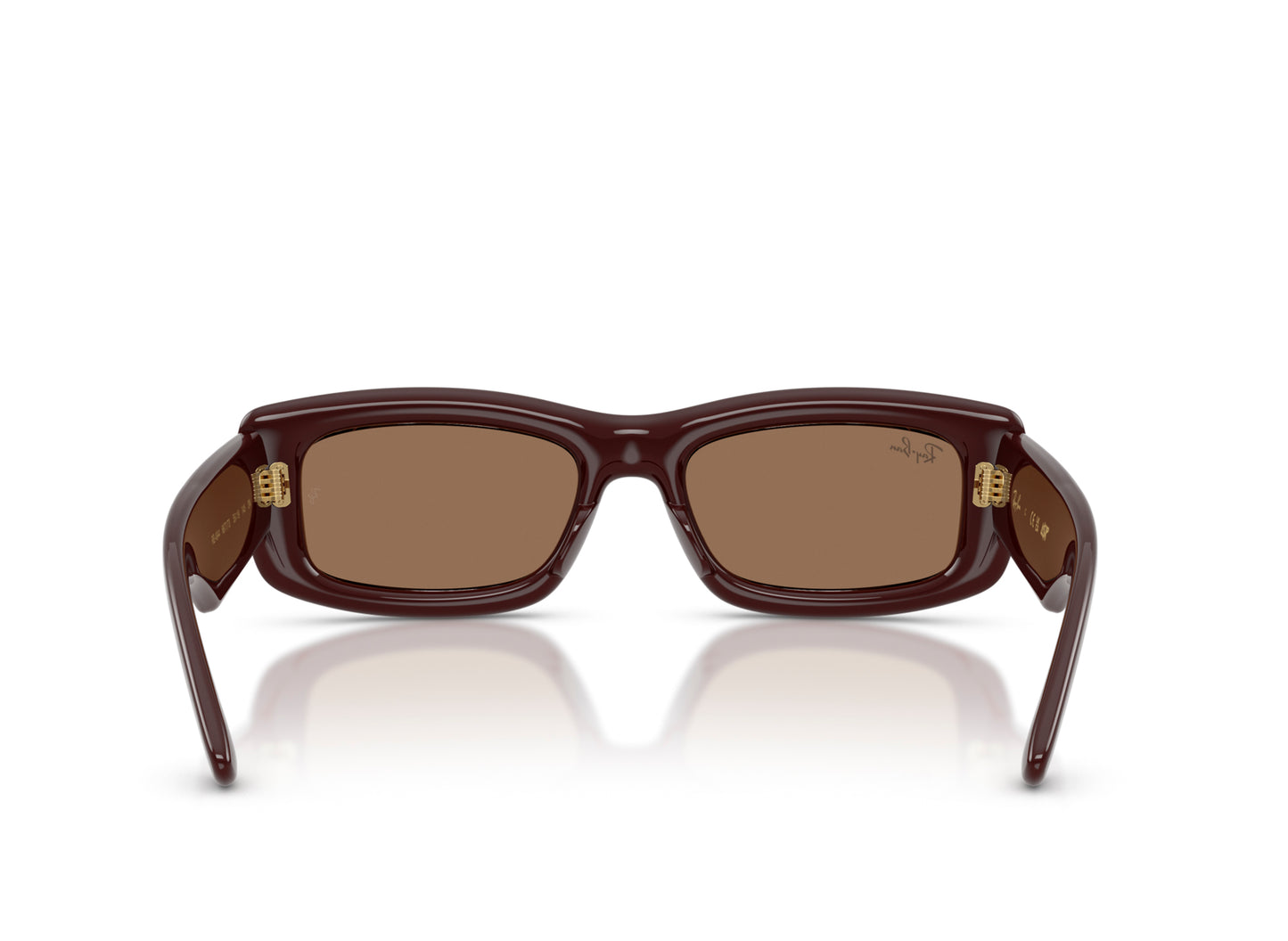 Ray Ban A$AP Rocky Kiliane Puffer Sonnenbrille in Transparent Dunkelbraun mit Dunkelbraun