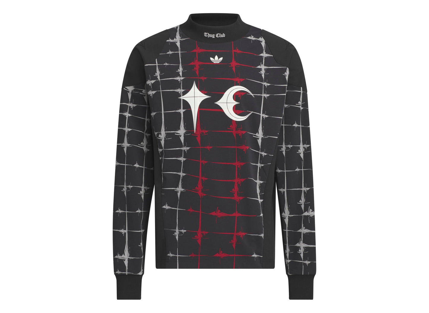 Camiseta de manga larga de portero Adidas x Thug Club en negro