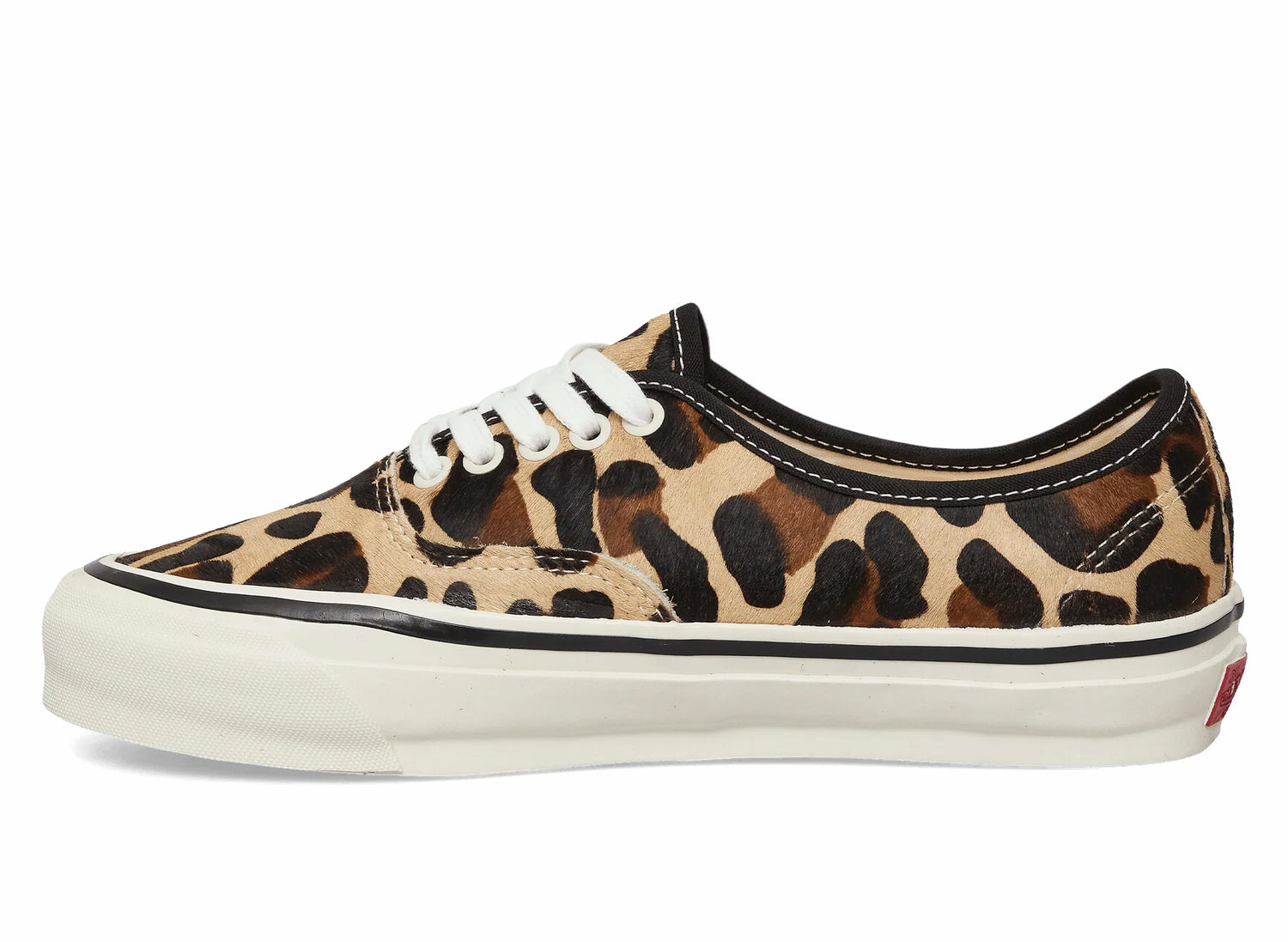Vans LX Authentic 44 Pony Hair in Marshmallow / Leopard Orange — view 2