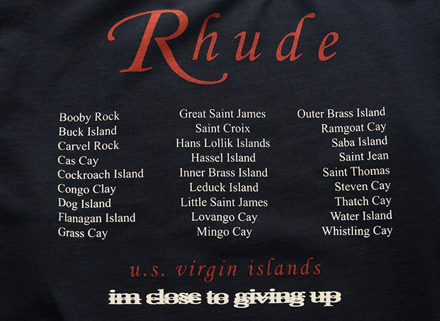 Rhude USVI Regatta Tour LS Tee
