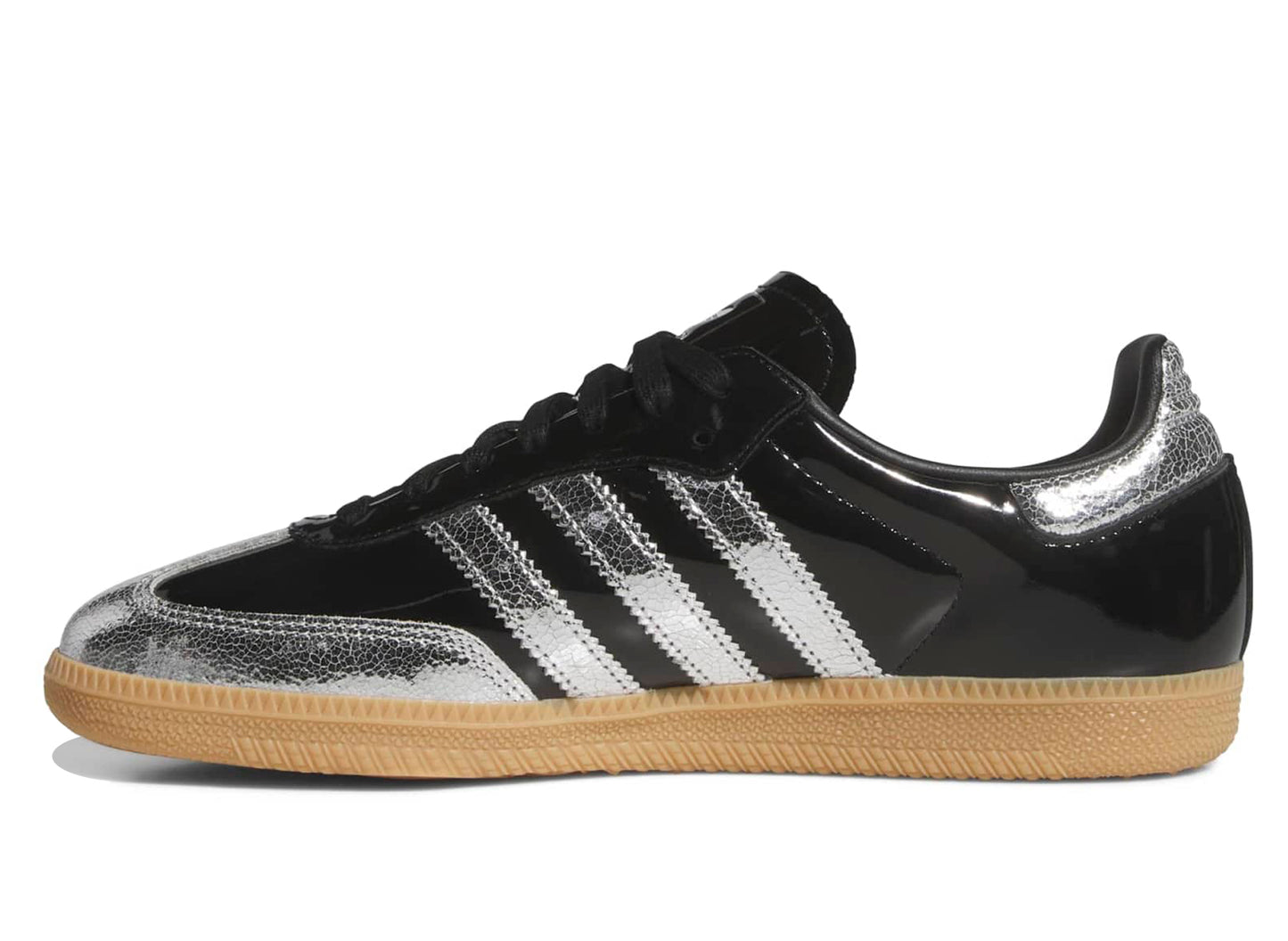 Adidas Samba OG in Core Black / Silver Metallic