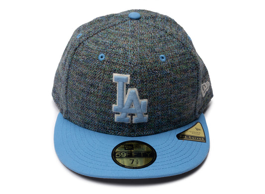 New Era Tweedy Cotton 59Fifty PC Los Angeles Dodgers Fitted Cap