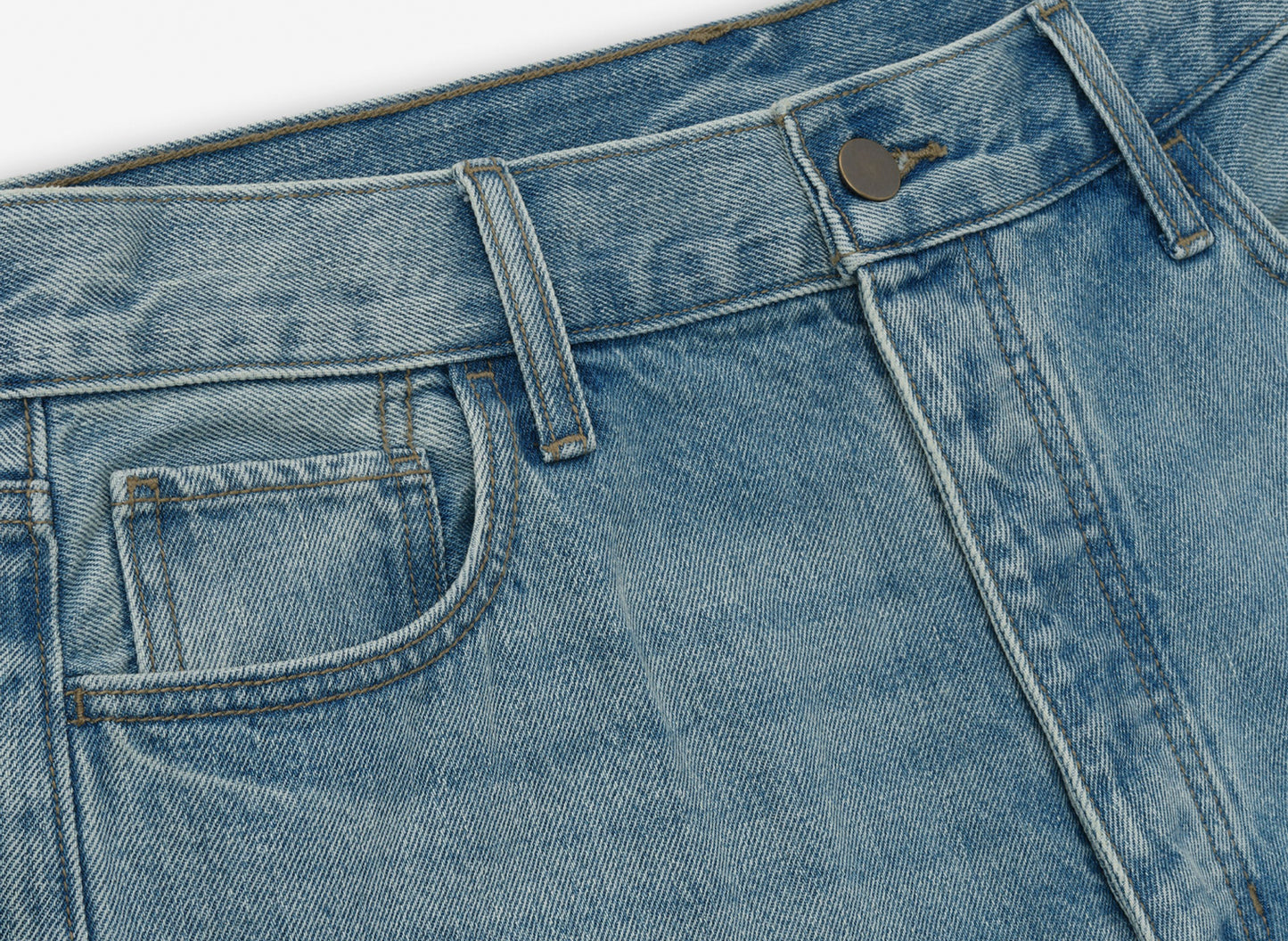 Fear of God Essentials Denim 5 Pocket Jeans 'Classic Blue'