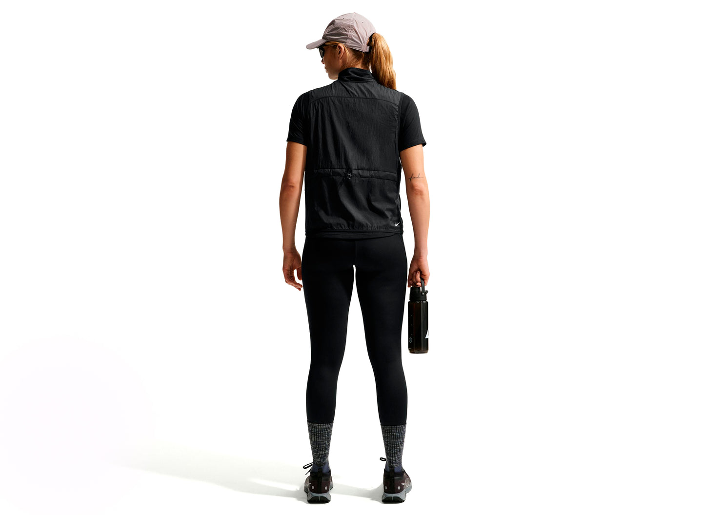 Damen Nike ACG Dri-FIT High-Waisted 7/8 Trail-Leggings in Schwarz