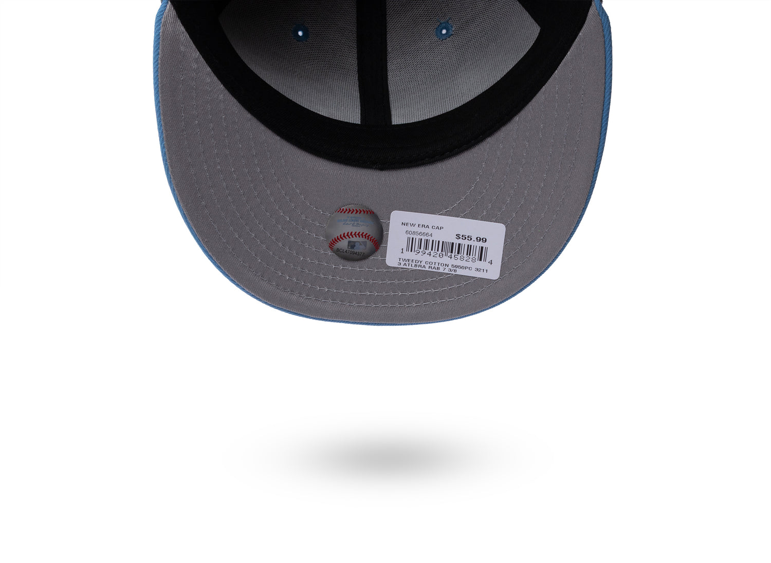New Era Tweedy Cotton 59Fifty PC Los Angeles Dodgers Fitted Hat — view 4
