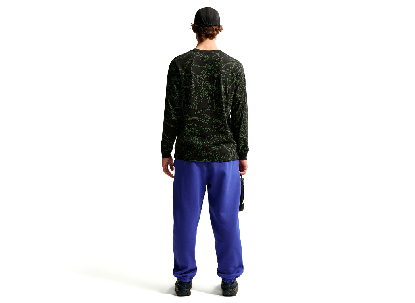 Nike ACG "Cave" Langarm-T-Shirt in Schwarz