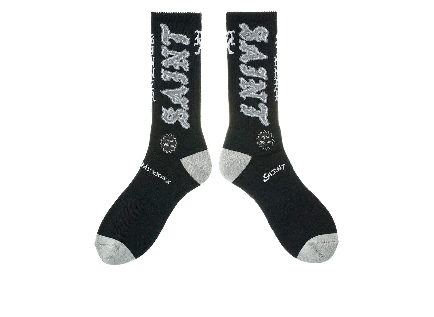 Calcetines Saint Michael 'Saint' en negro / gris