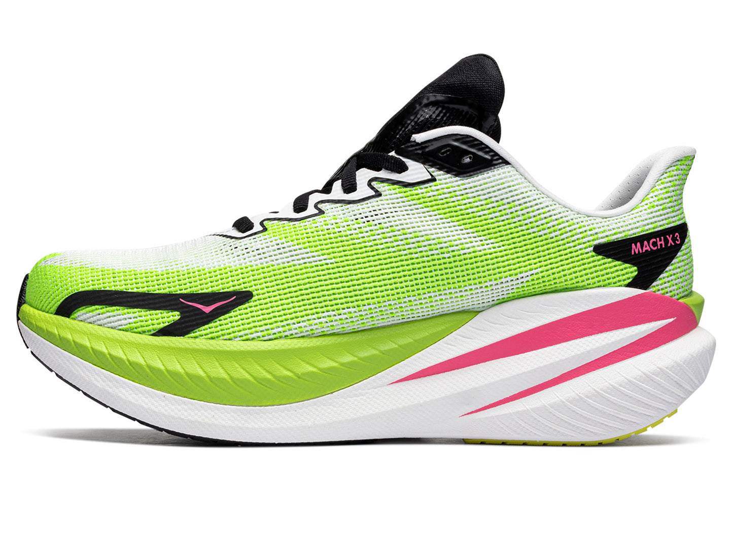 Hoka Mach X 3 para mujer 'White / Neon Lime'