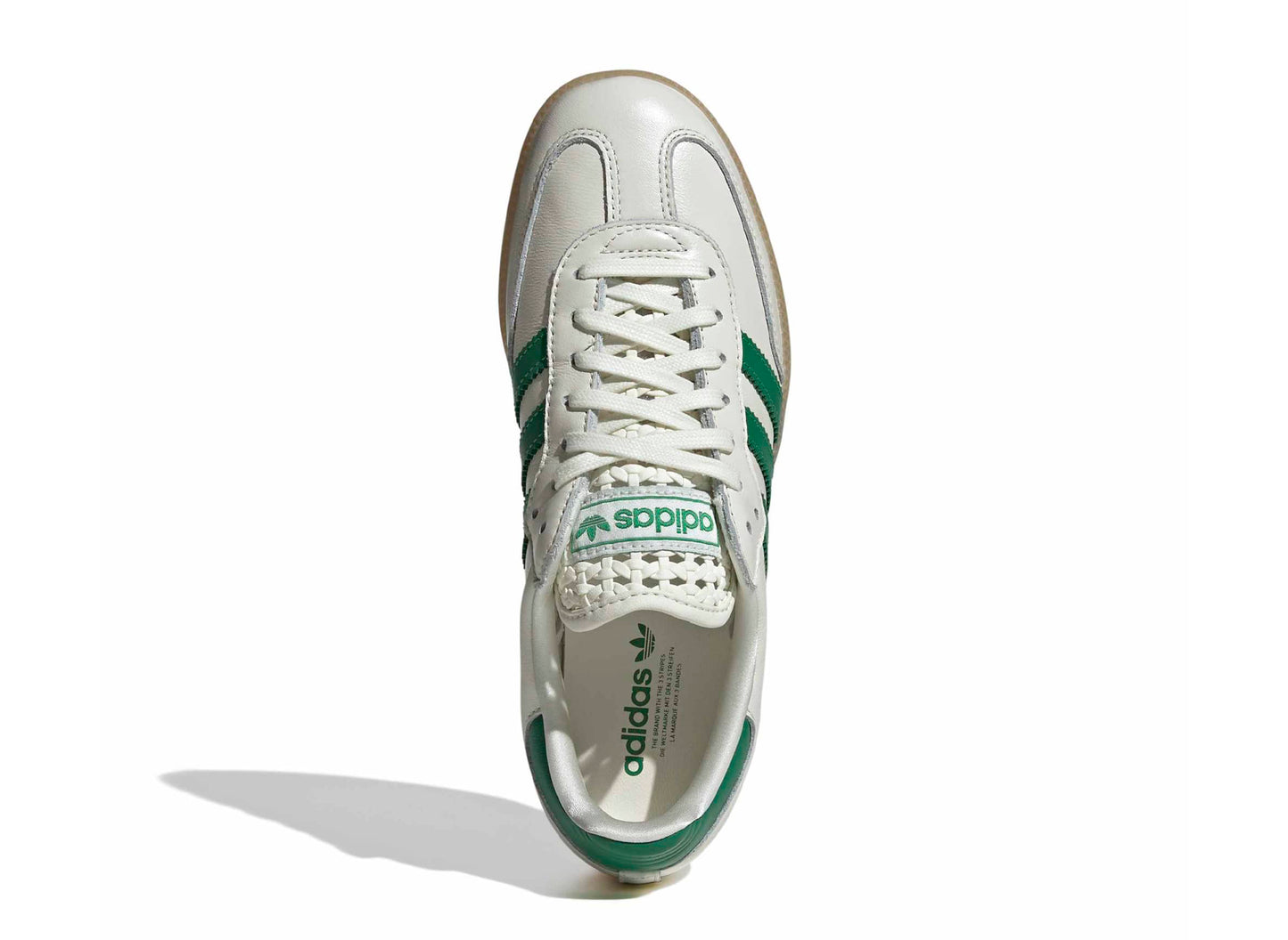 Damen Adidas Samba OG in Off White / Grün