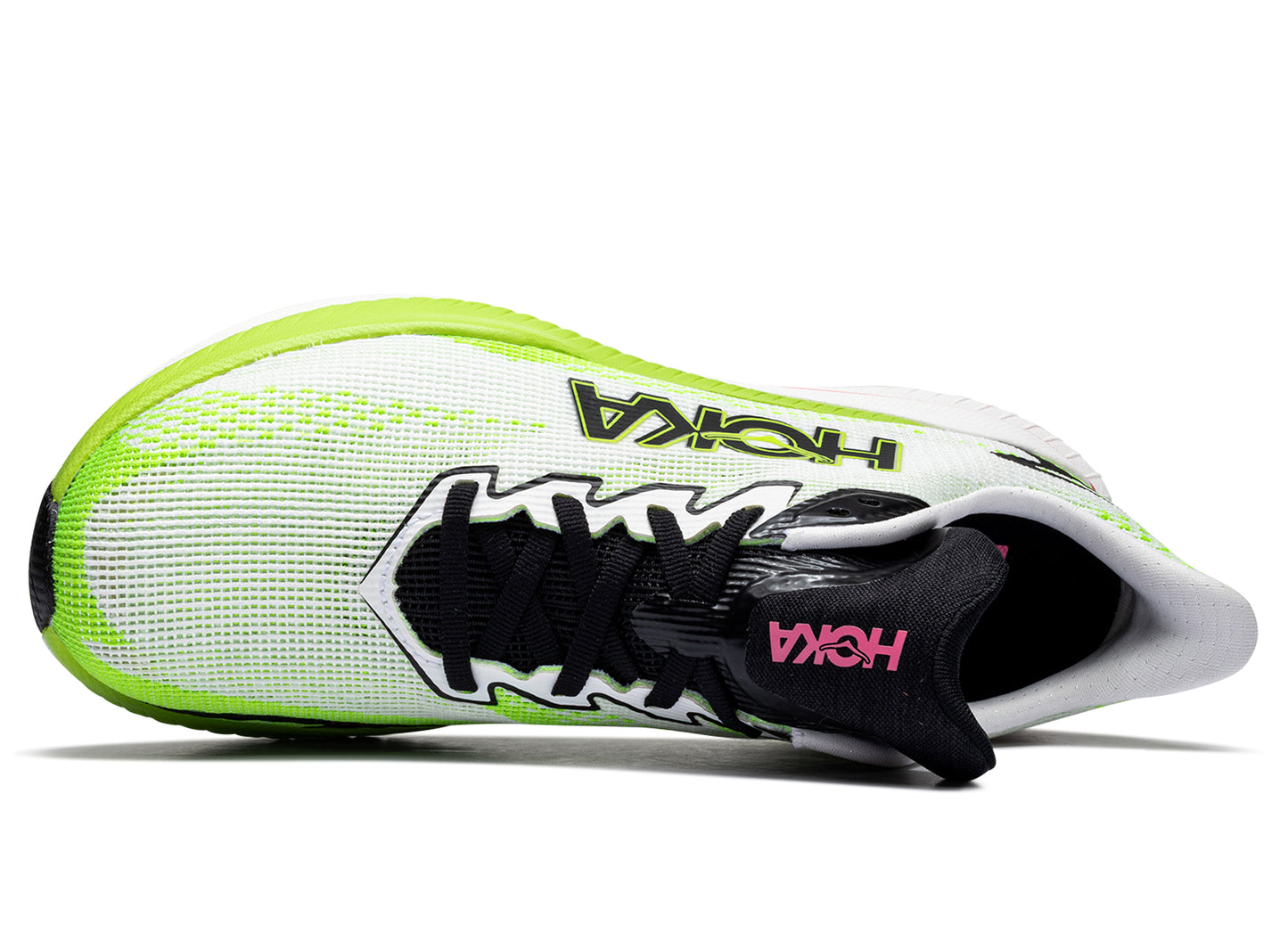 Hoka Mach X 3 para mujer 'White / Neon Lime'