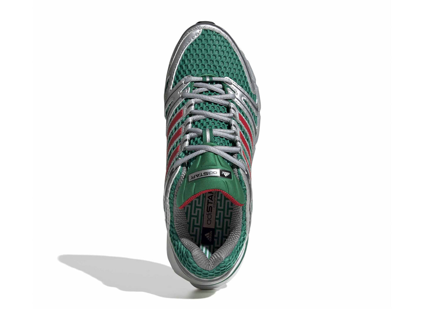 Adidas Adistar Control 5 in Bold Green / Better Scarlet