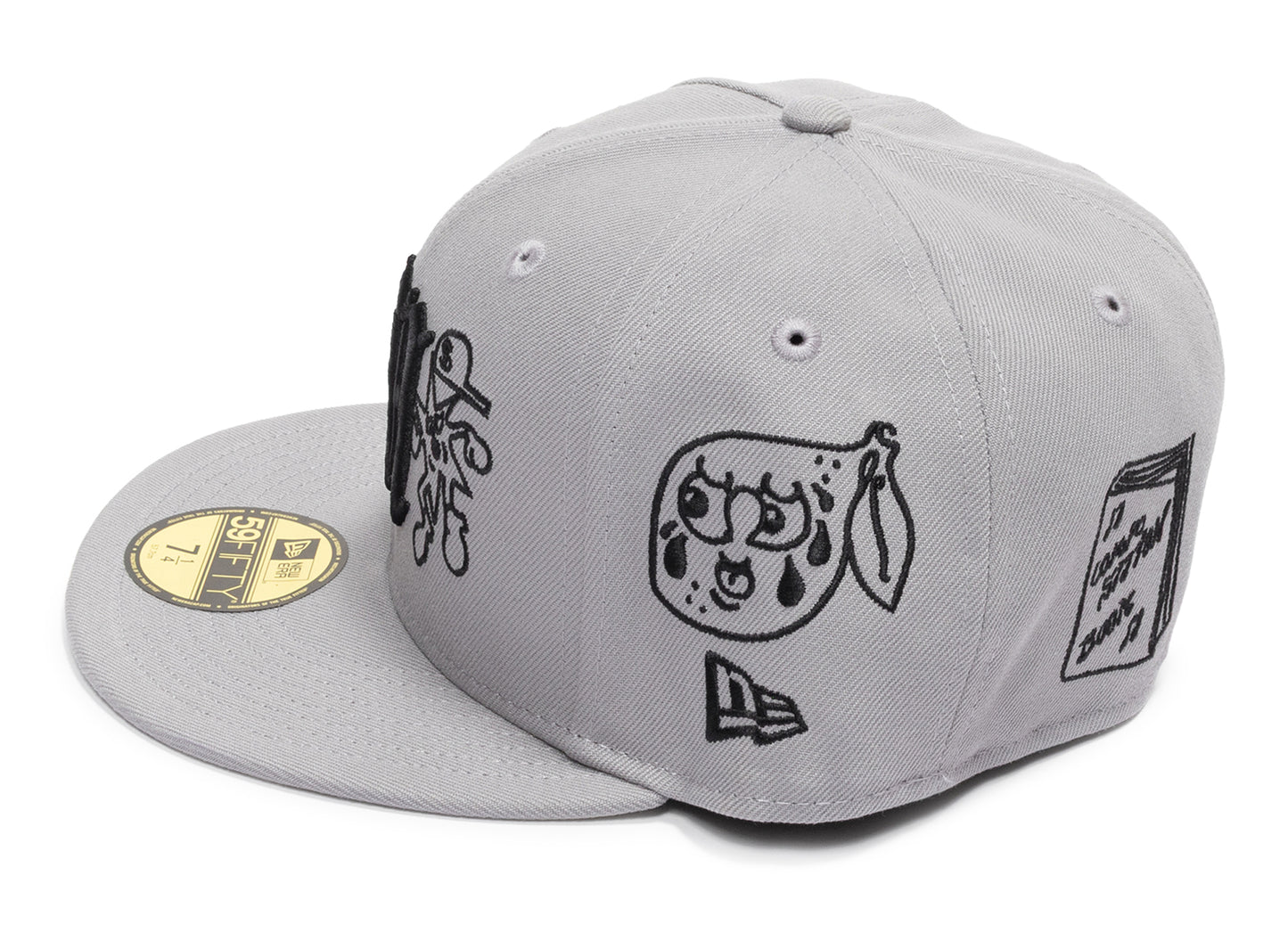 New Era Mora 59Fifty Fitted Cap in Grau