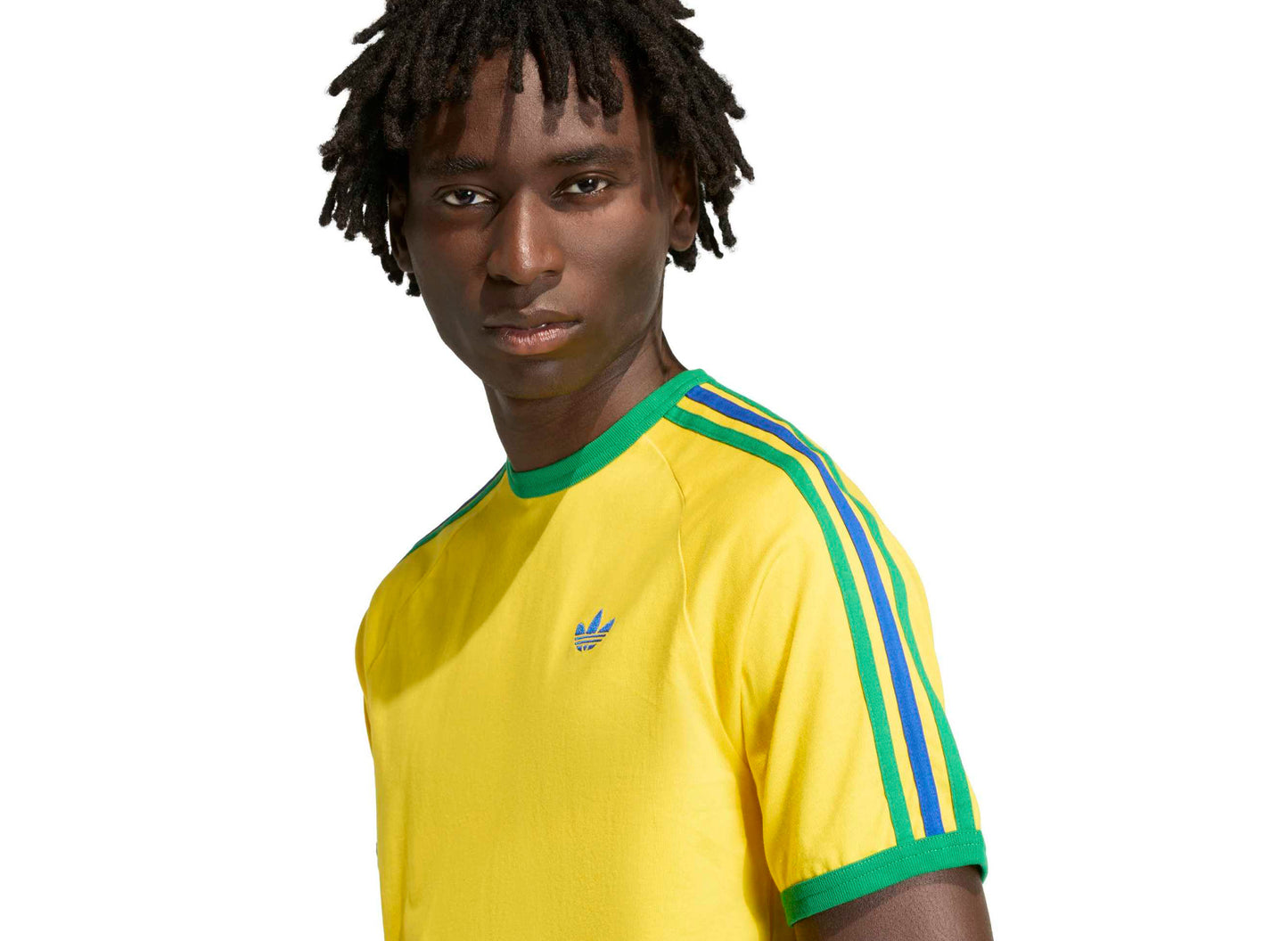 Adidas 3S Tee in 'EQT Yellow'