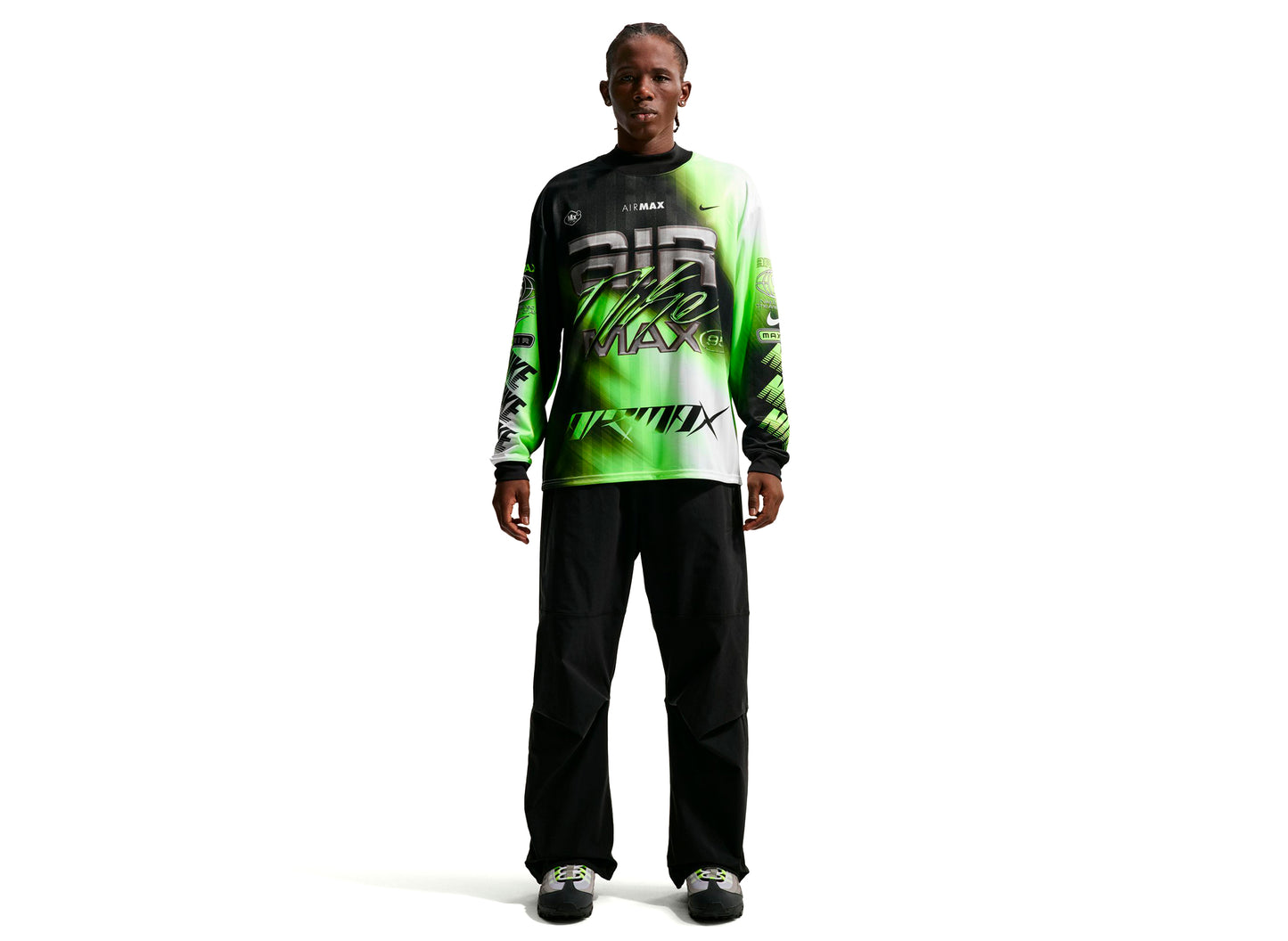 Camiseta de fútbol de manga larga Nike Culture of Football en 'Volt / Black'