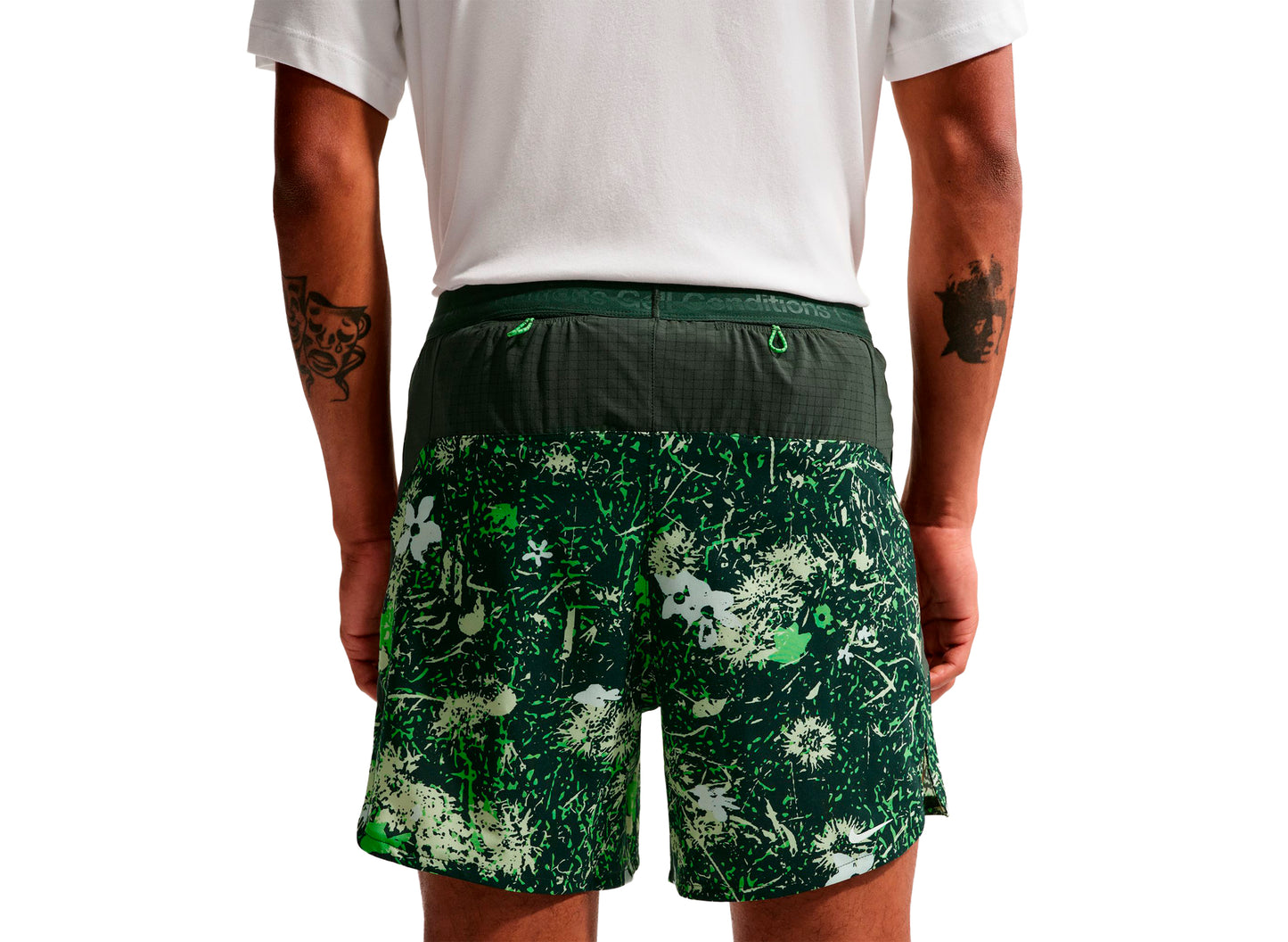 Nike ACG "Second Sunrise" Dri-FIT Trail Running Shorts in Mean Green