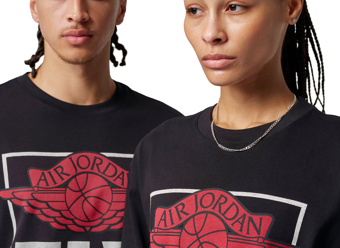 Camiseta de manga corta Jordan x Levi's en negro