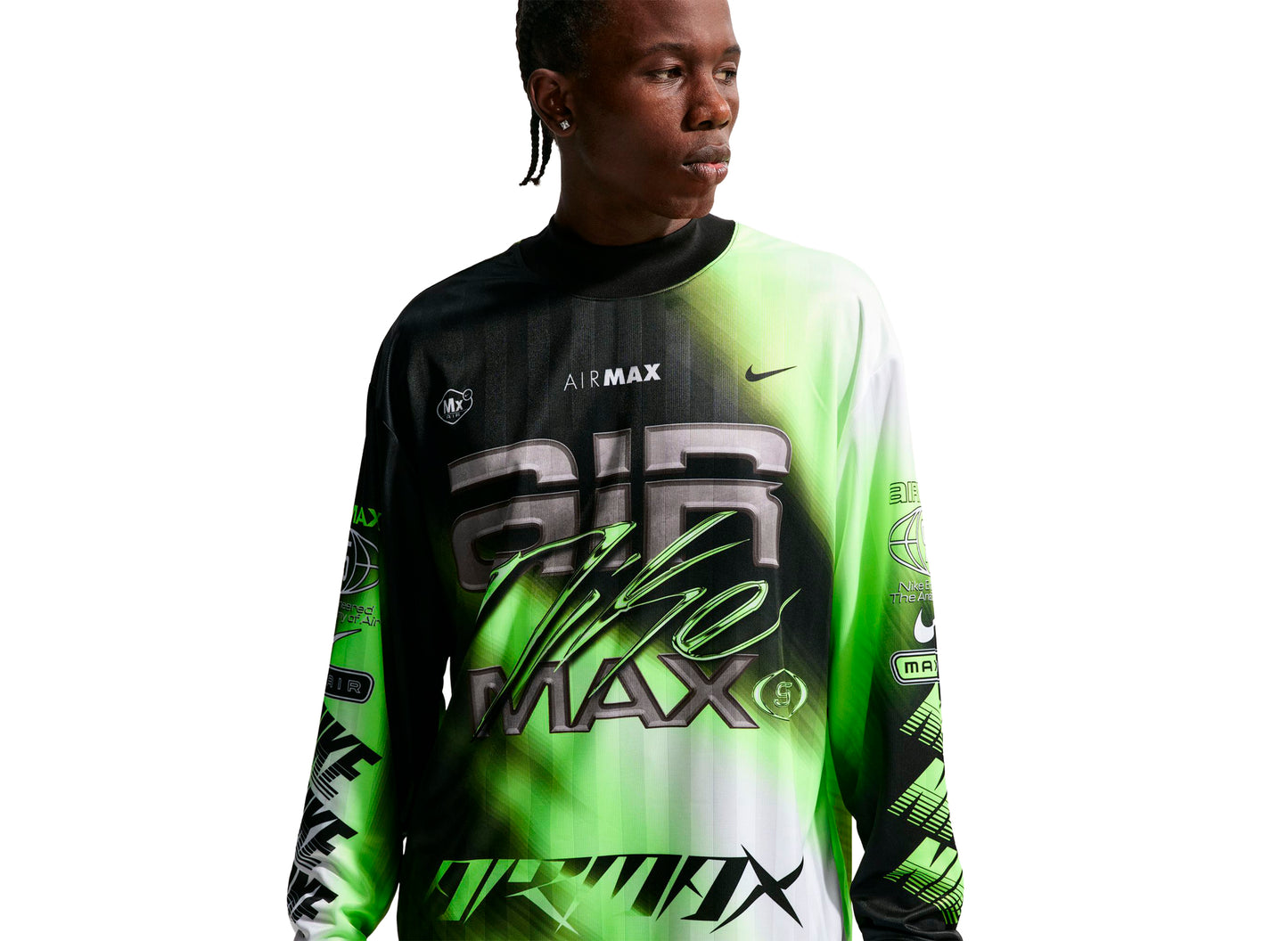 Camiseta de fútbol de manga larga Nike Culture of Football en 'Volt / Black'