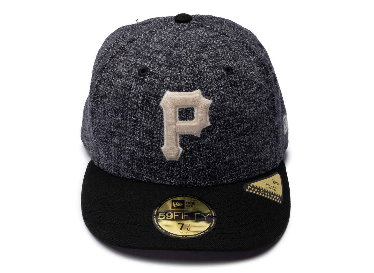 Gorra ajustada New Era Tweedy Cotton 59Fifty PC Pittsburgh Pirates