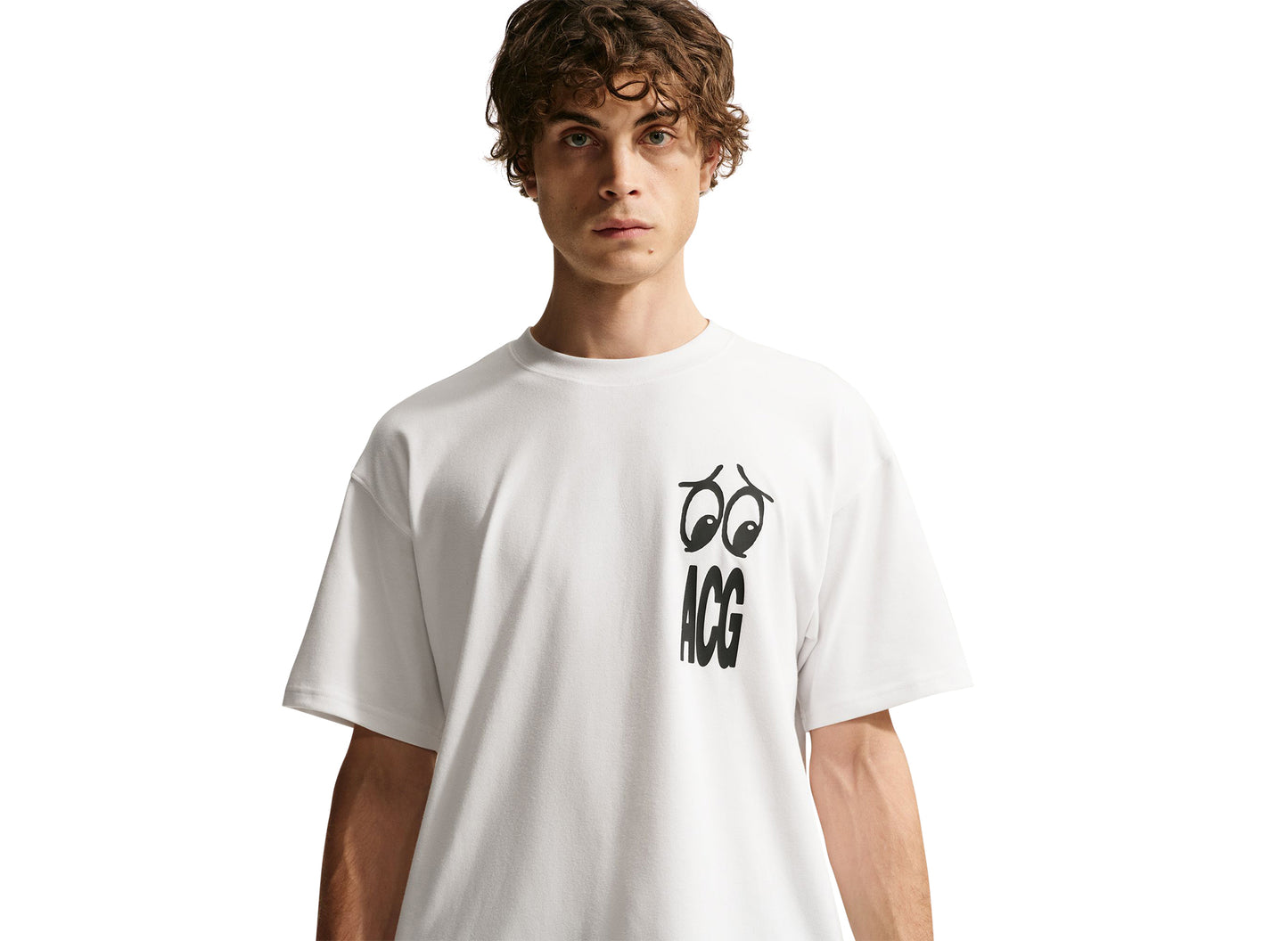 Nike ACG Dri-FIT "Don't Look Down" Tee in Summit White