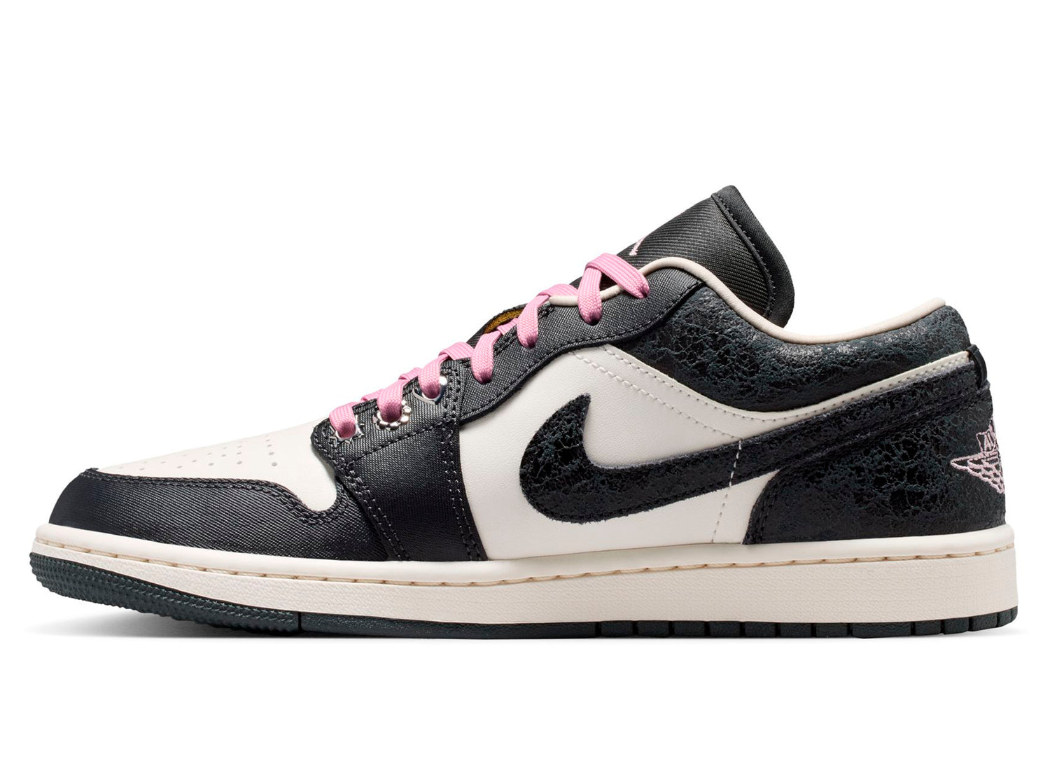 Women's Air Jordan 1 Low SE in Anthracite / Iced Carmine — view 3