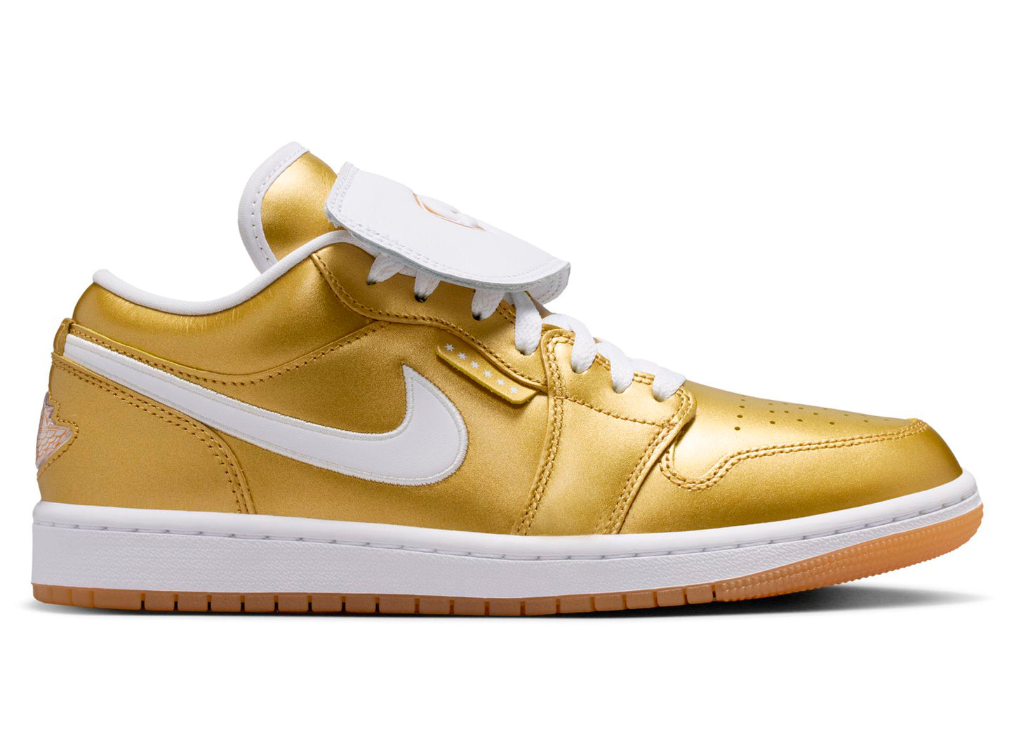 Damen Air Jordan 1 Low in Gold