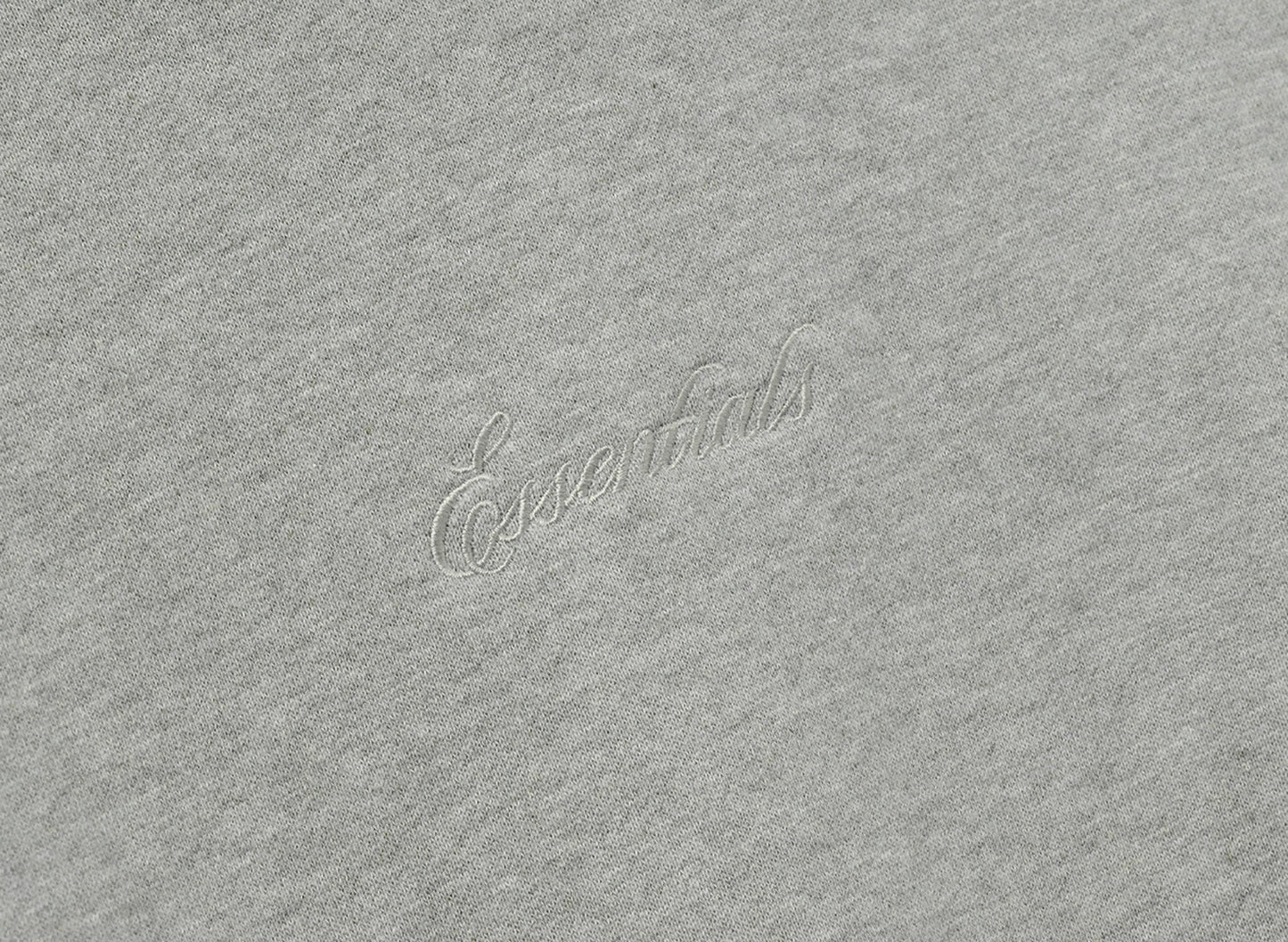 Fear of God Essentials Signature Classic Hoodie 'Concrete Heather'